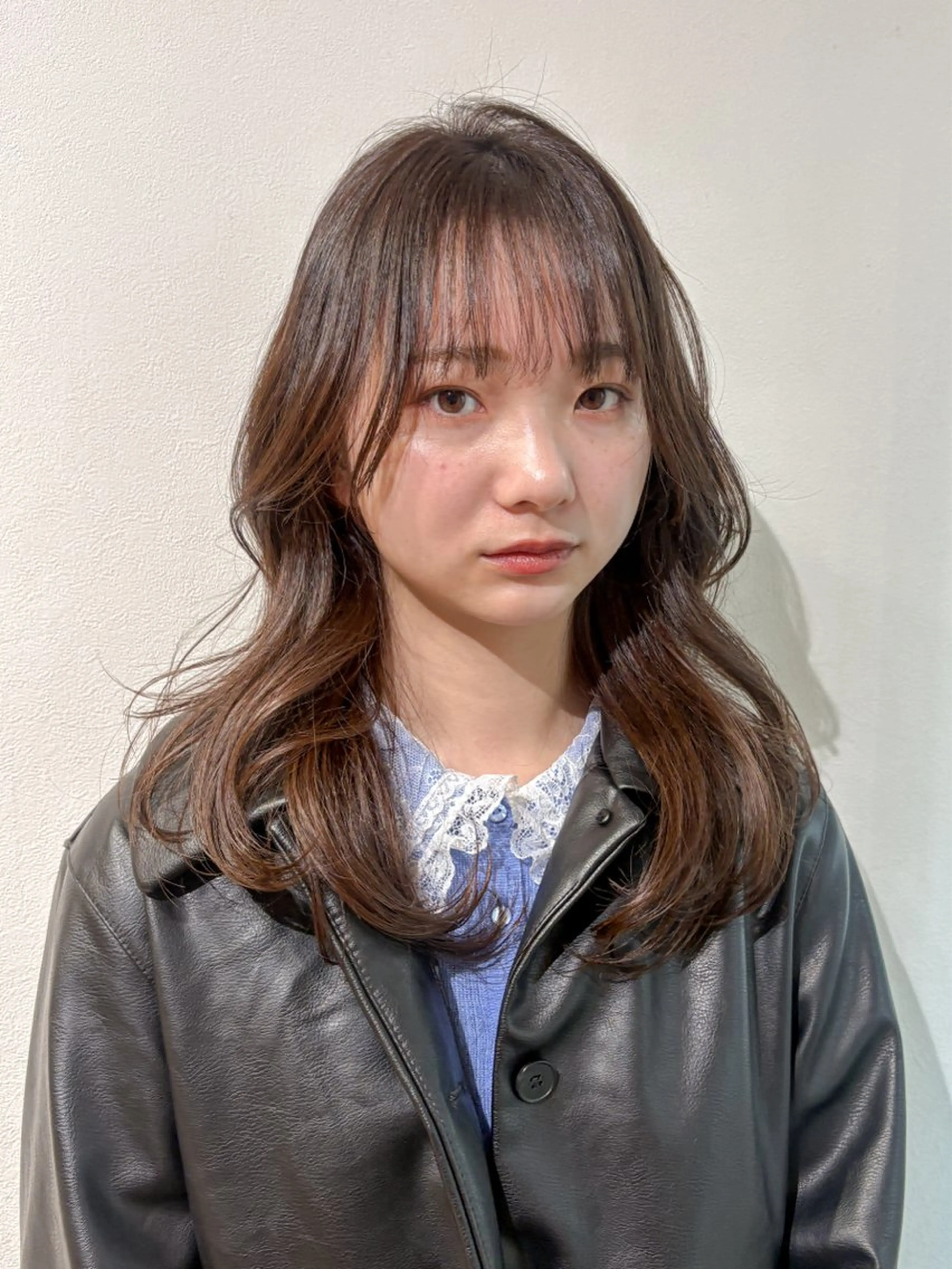 セミロング カラー ヘアカラー cut/nail ▫️イチカ🌻のネイルデザイン