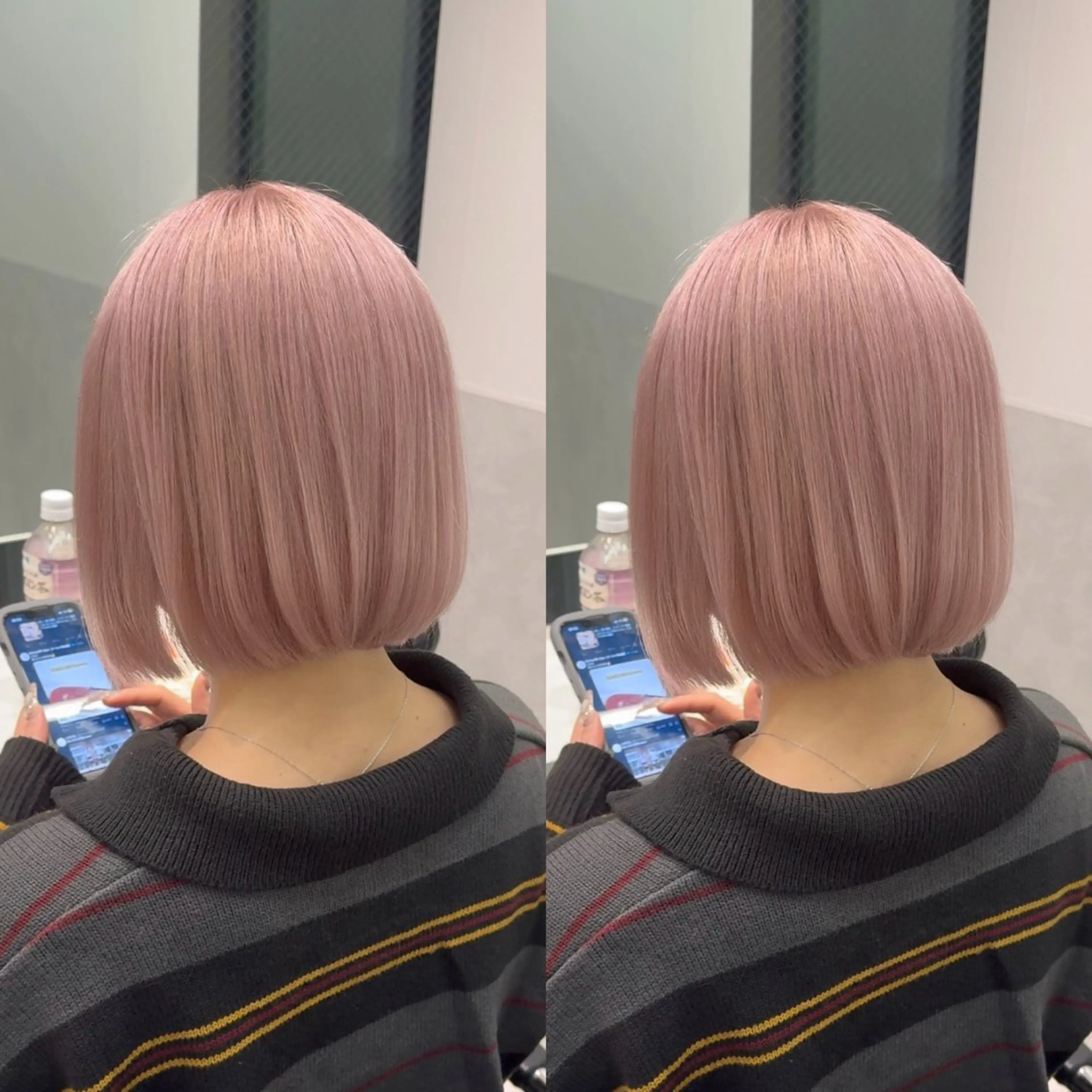 ショート ヘアカラー トリートメント 🌟透明感カラー 🌟松岡勇輝のヘアスタイル