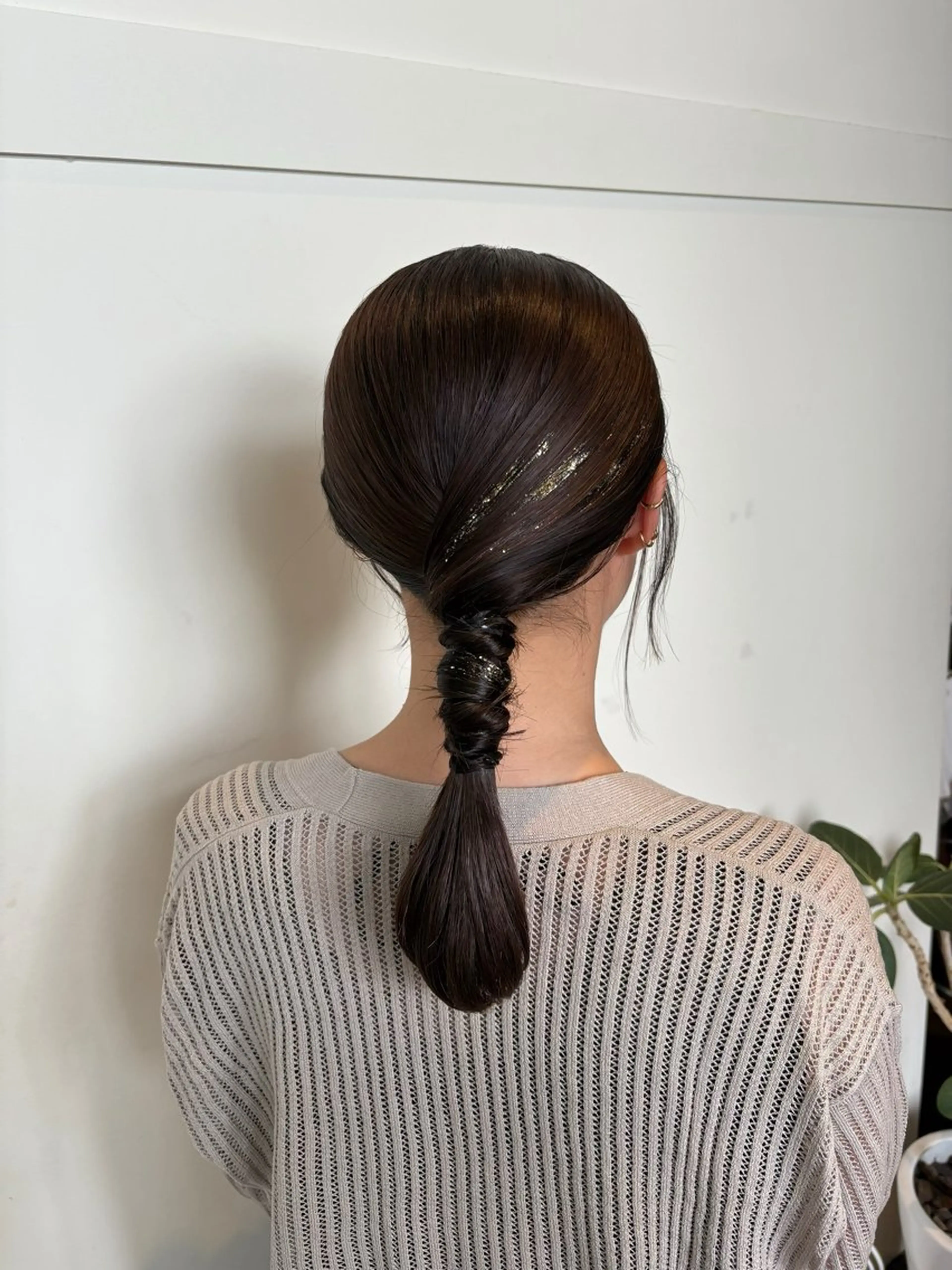 ミディアム ヘアアレンジ ヘアセット 高橋 乙葉のヘアスタイル