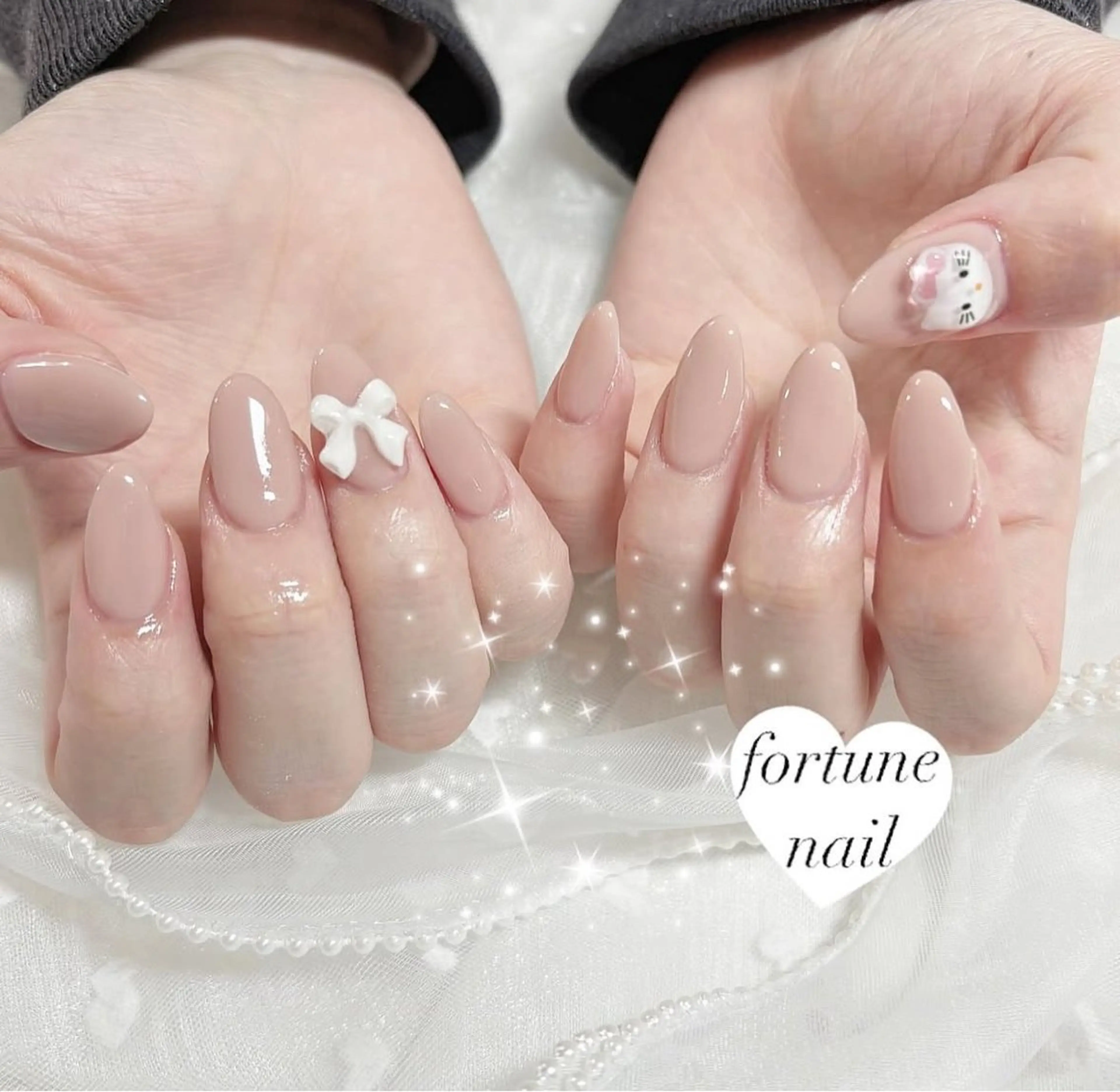 ネイル ガーリー 韓国ネイル オフィスネイル ワンカラーネイル ピンク ハンドネイル ☆saori ☆のネイルデザイン