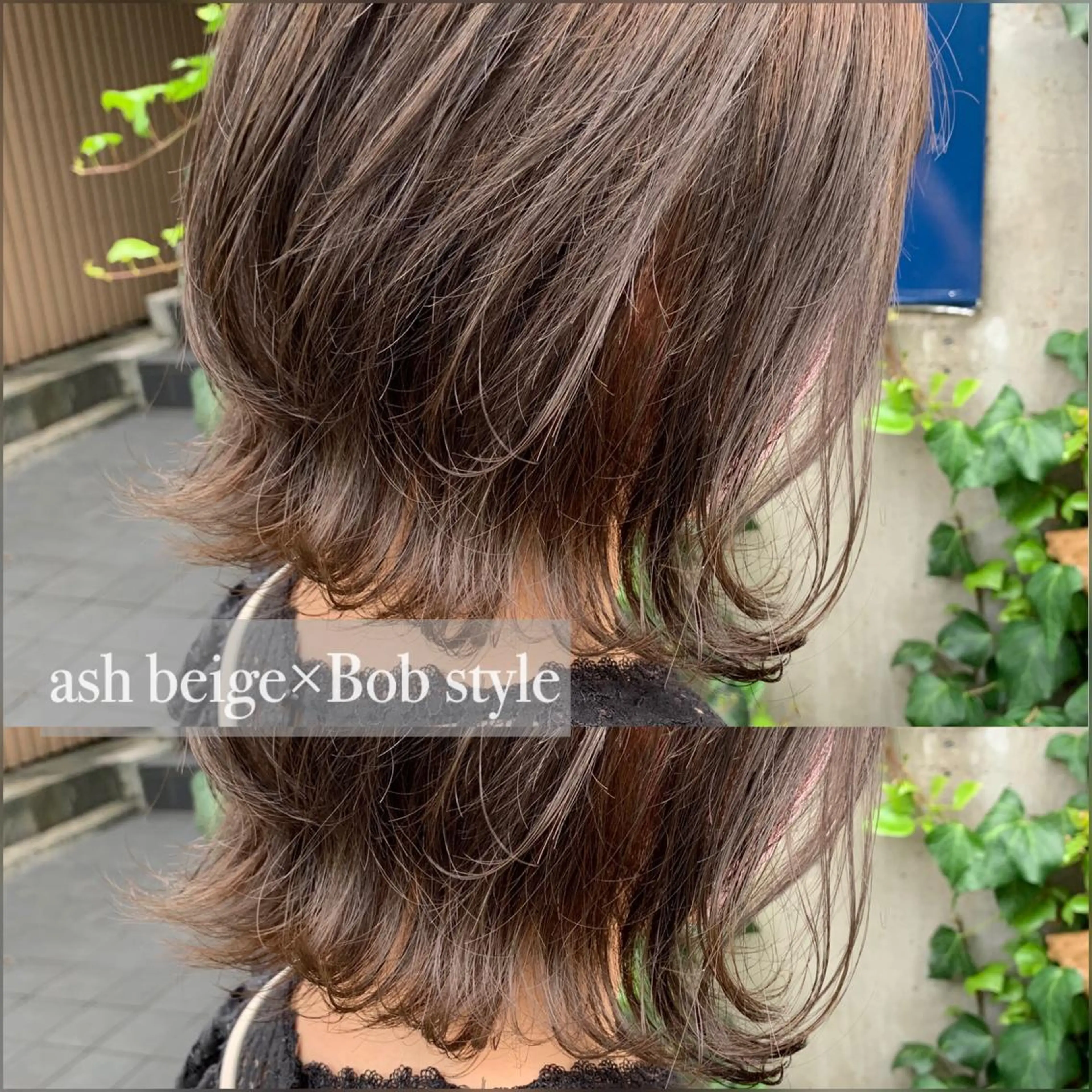 ショート カラー アッシュ ベージュカラー ボブ 外ハネヘア カット ヘアカラー トリートメント ACT十条店所属・溝口 恭章のヘアスタイル