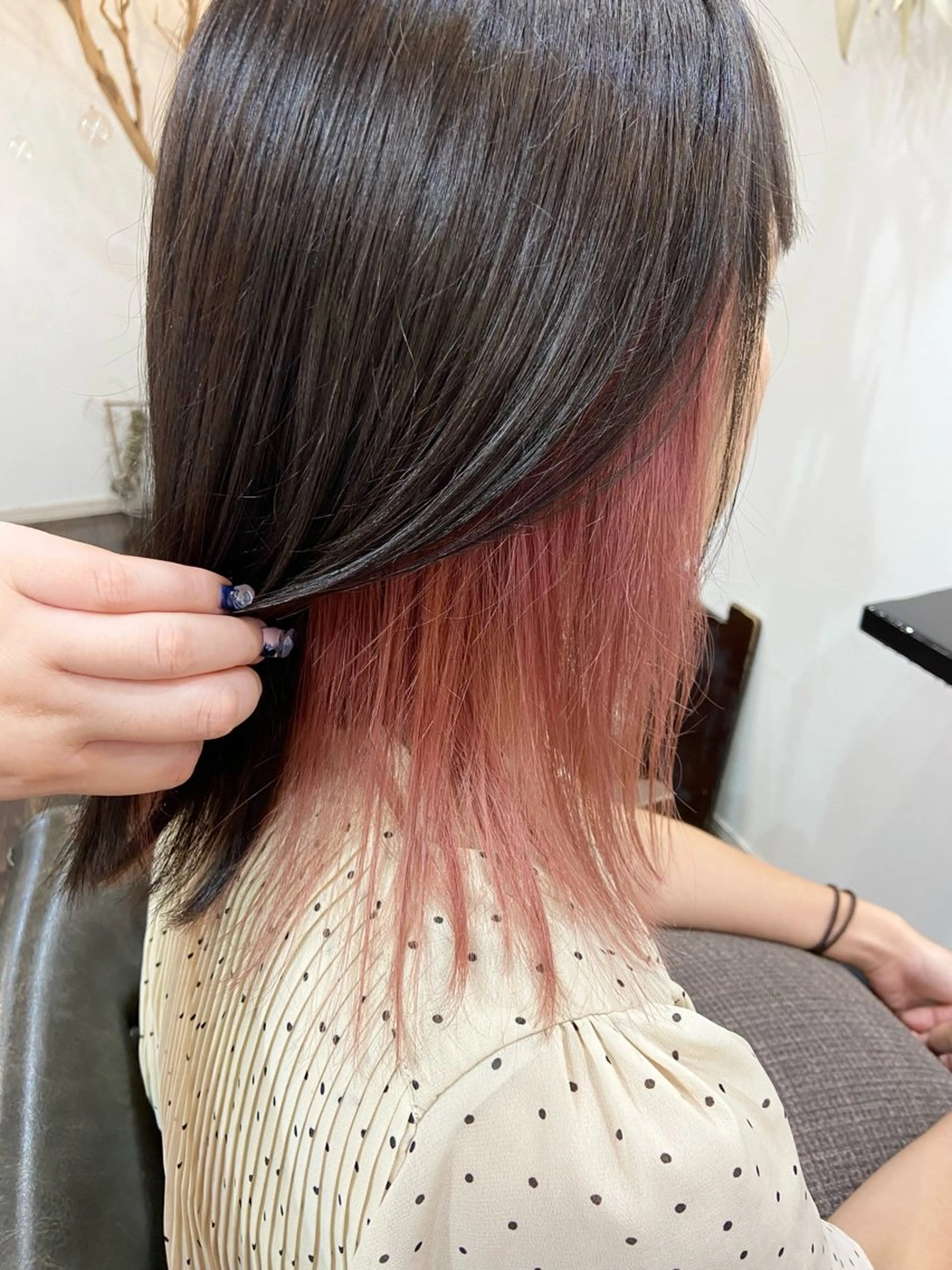 ミディアム カット ヘアカラー トリートメント Lamana所属・透明感カラー/ 加瀬たまものヘアスタイル