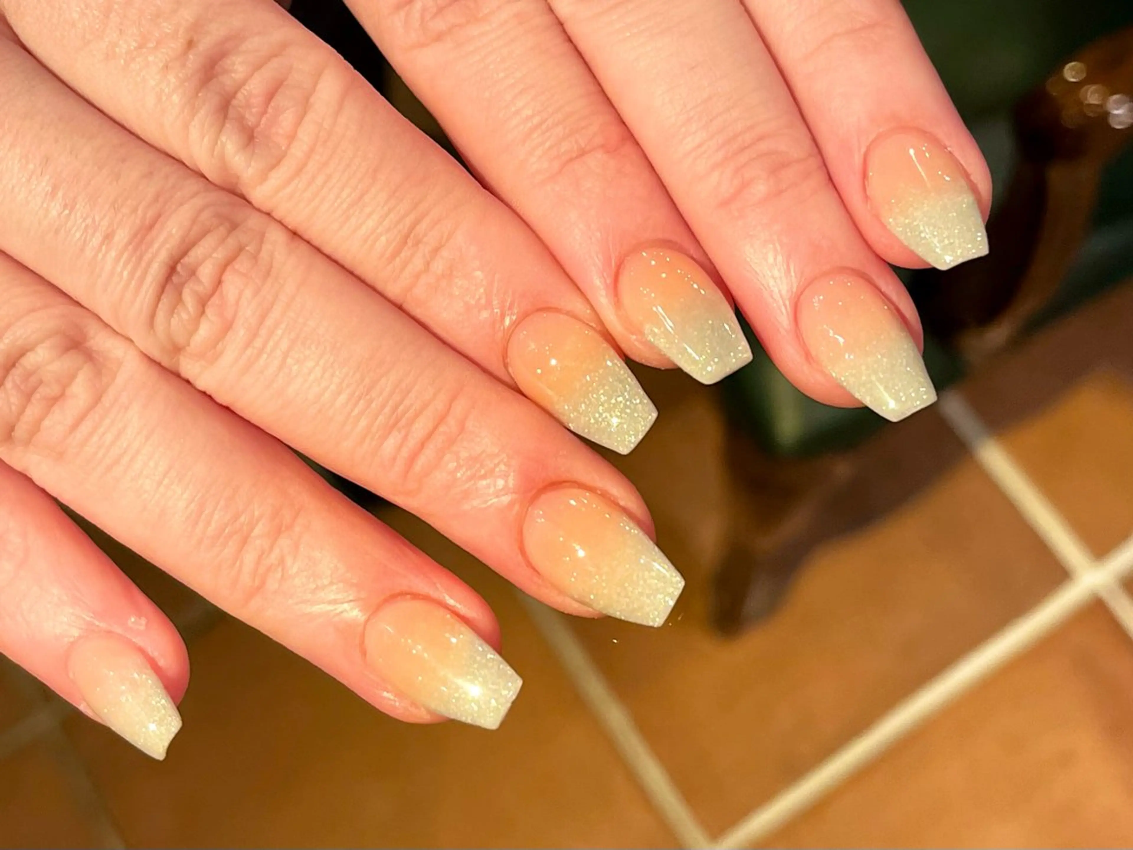 ネイル アートネイル オフィスネイル ワンカラーネイル ショートネイル ネイルサロン　リリーブランシュ所属・森 瑞紀のネイルデザイン