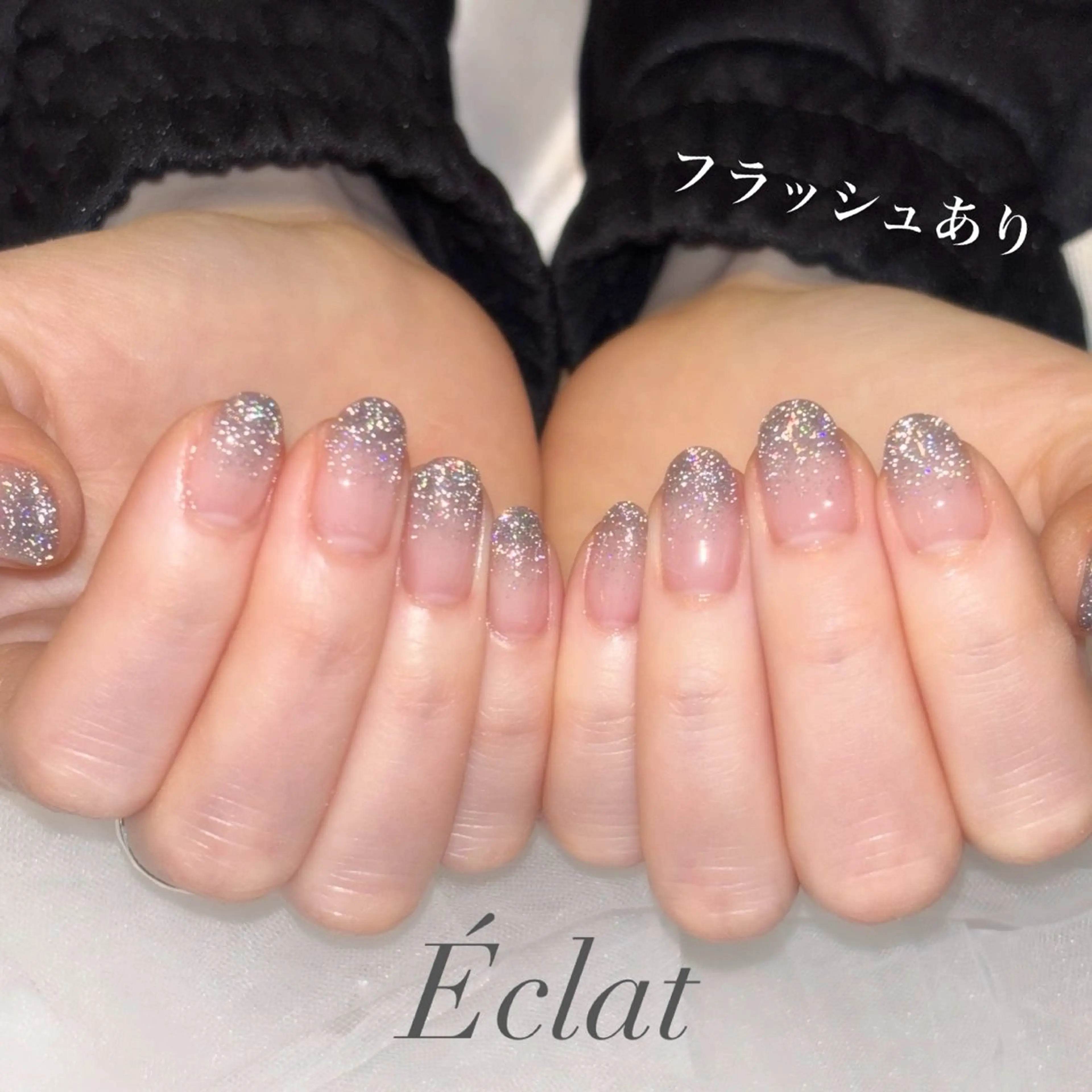 ネイル フラッシュネイル ハンドネイル nail salon Éclatのネイルデザイン
