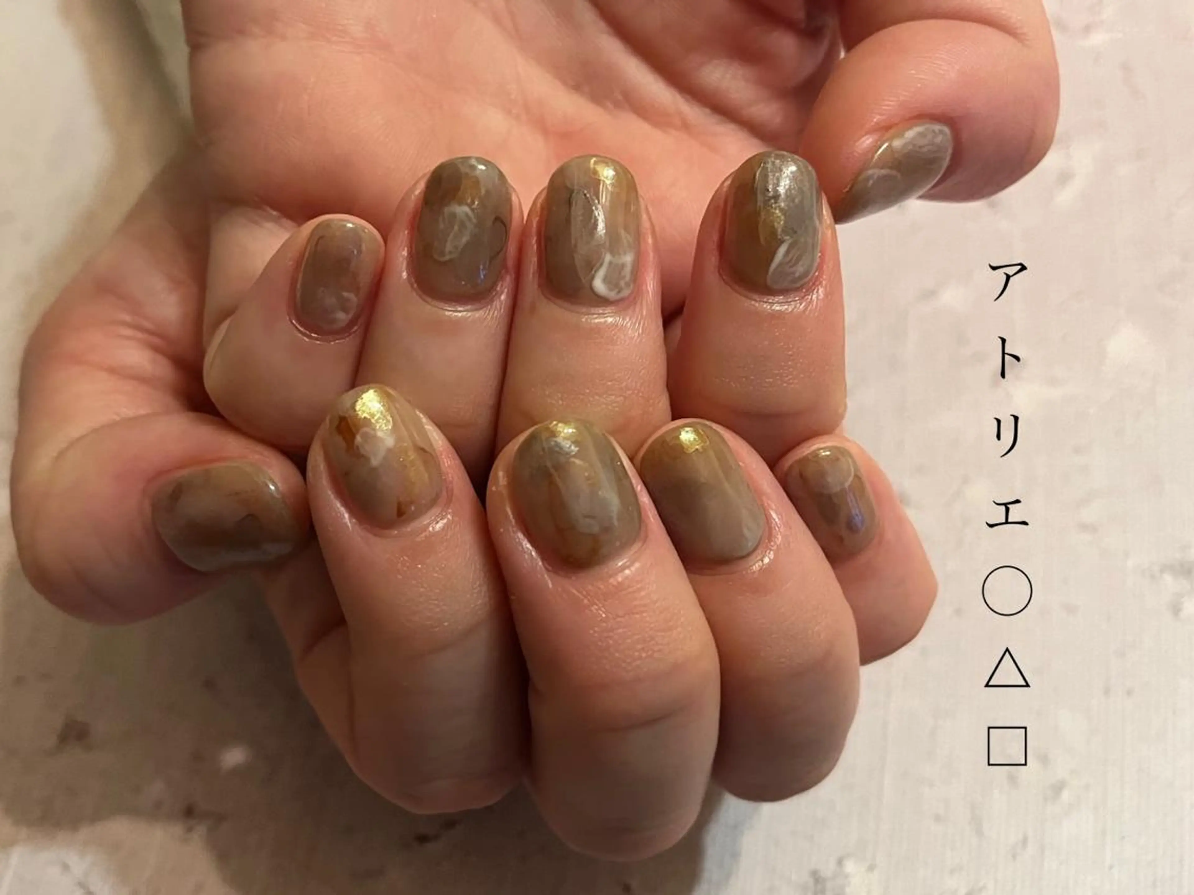 ネイル ハンドネイル アトリエ ○△□のネイルデザイン
