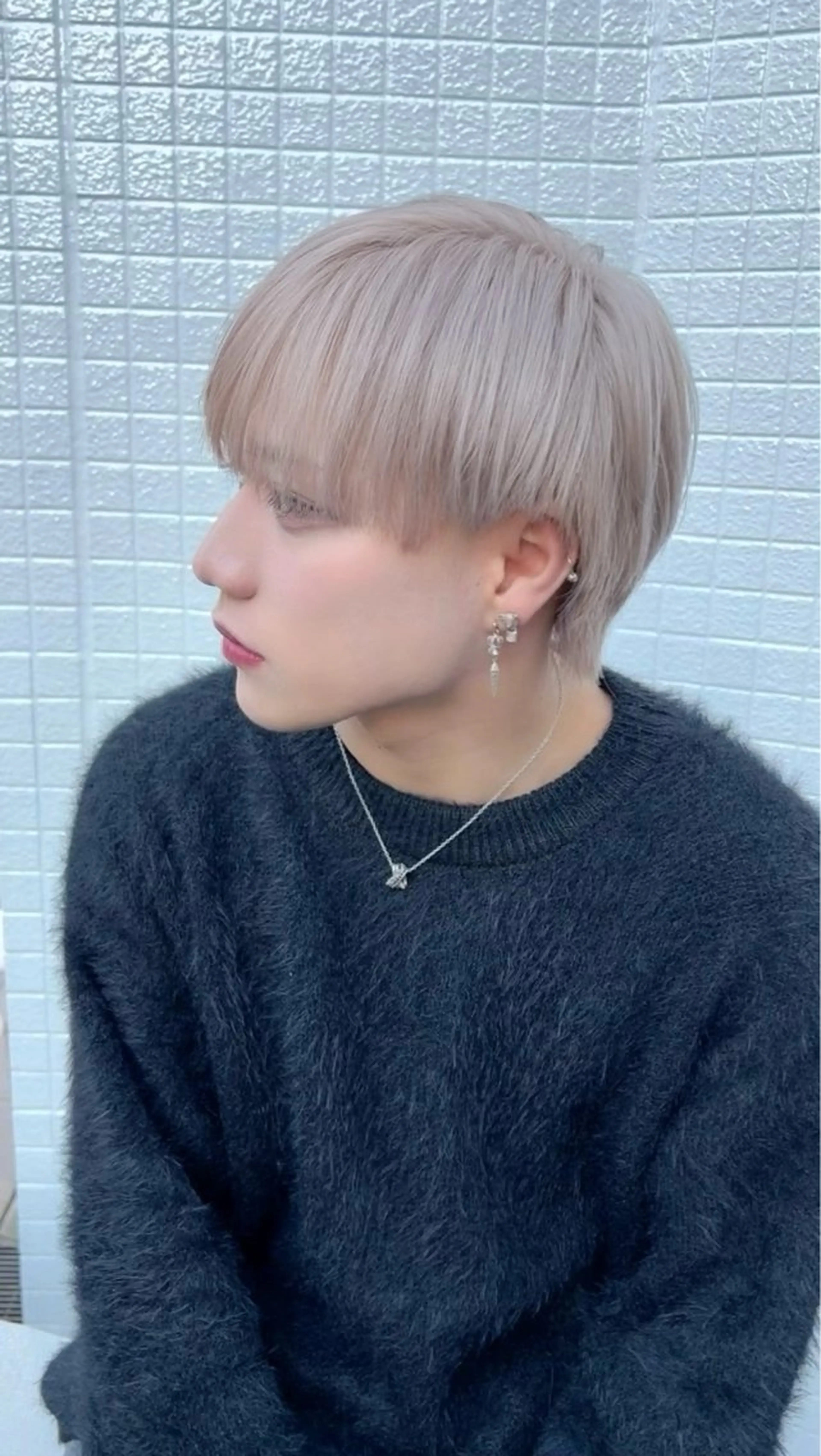 ショート カラー メンズ ヘアカラー トリートメント ヘッドスパ 派手髪/ハイトーン RIN🩵ྀིのヘアスタイル