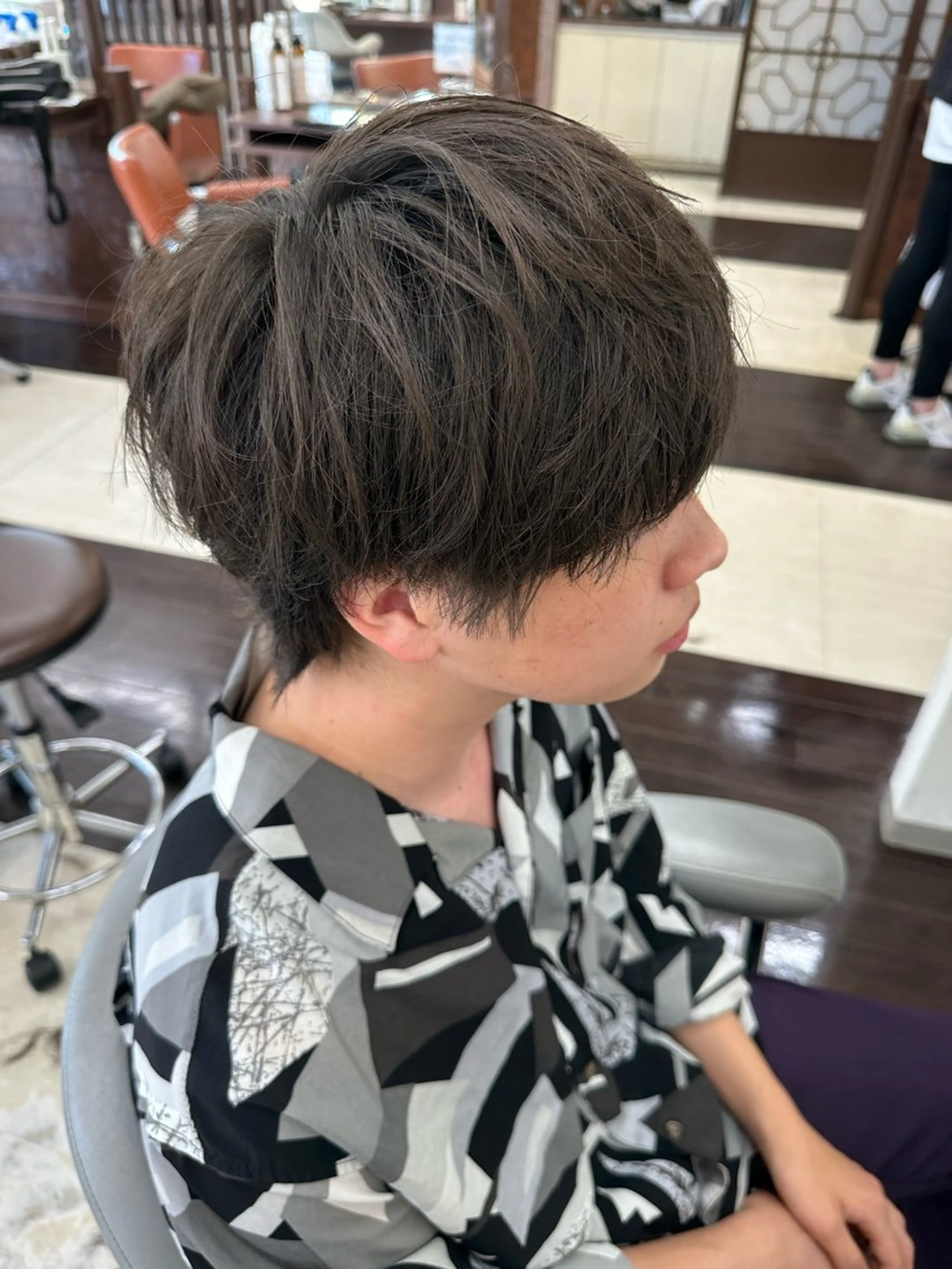 ショート カラー パーマ メンズ カット ヘアセット 毎月230人担当/ メンズヘア/清和武虎のヘアスタイル