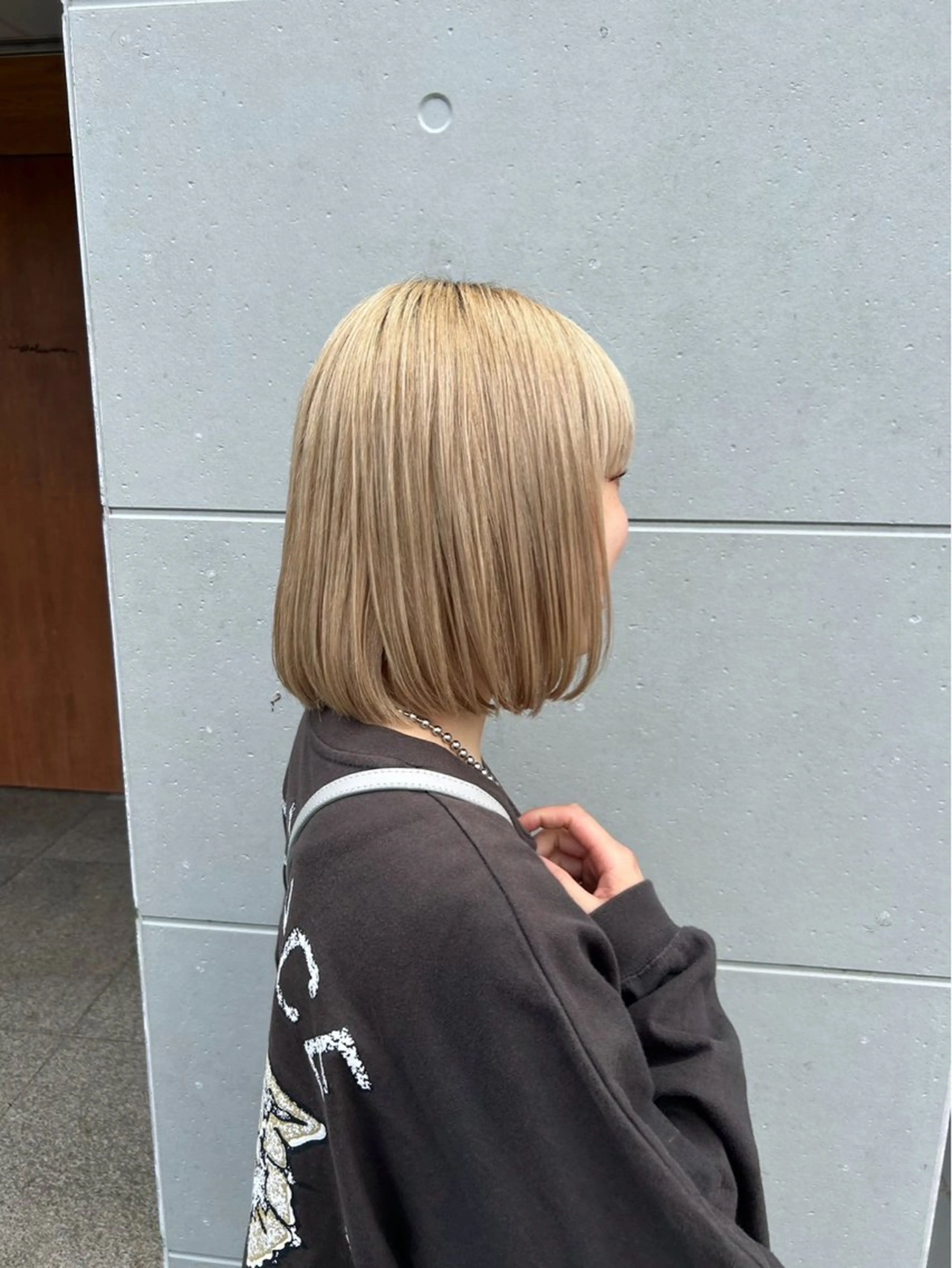 ミディアム カラー GRANDEUR やまだかなのヘアスタイル