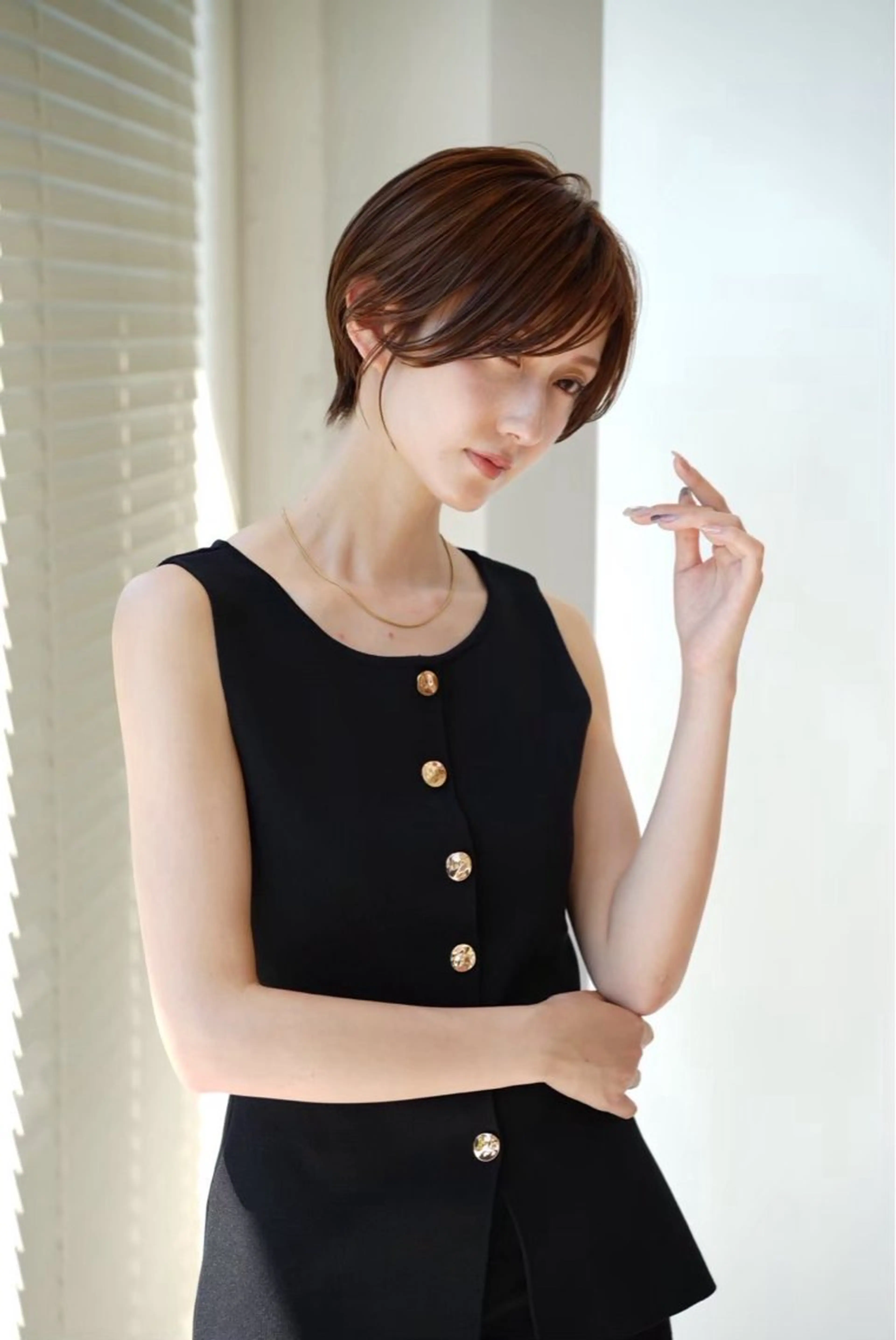 ショート カラー 加賀 千聖 /soigneのヘアスタイル