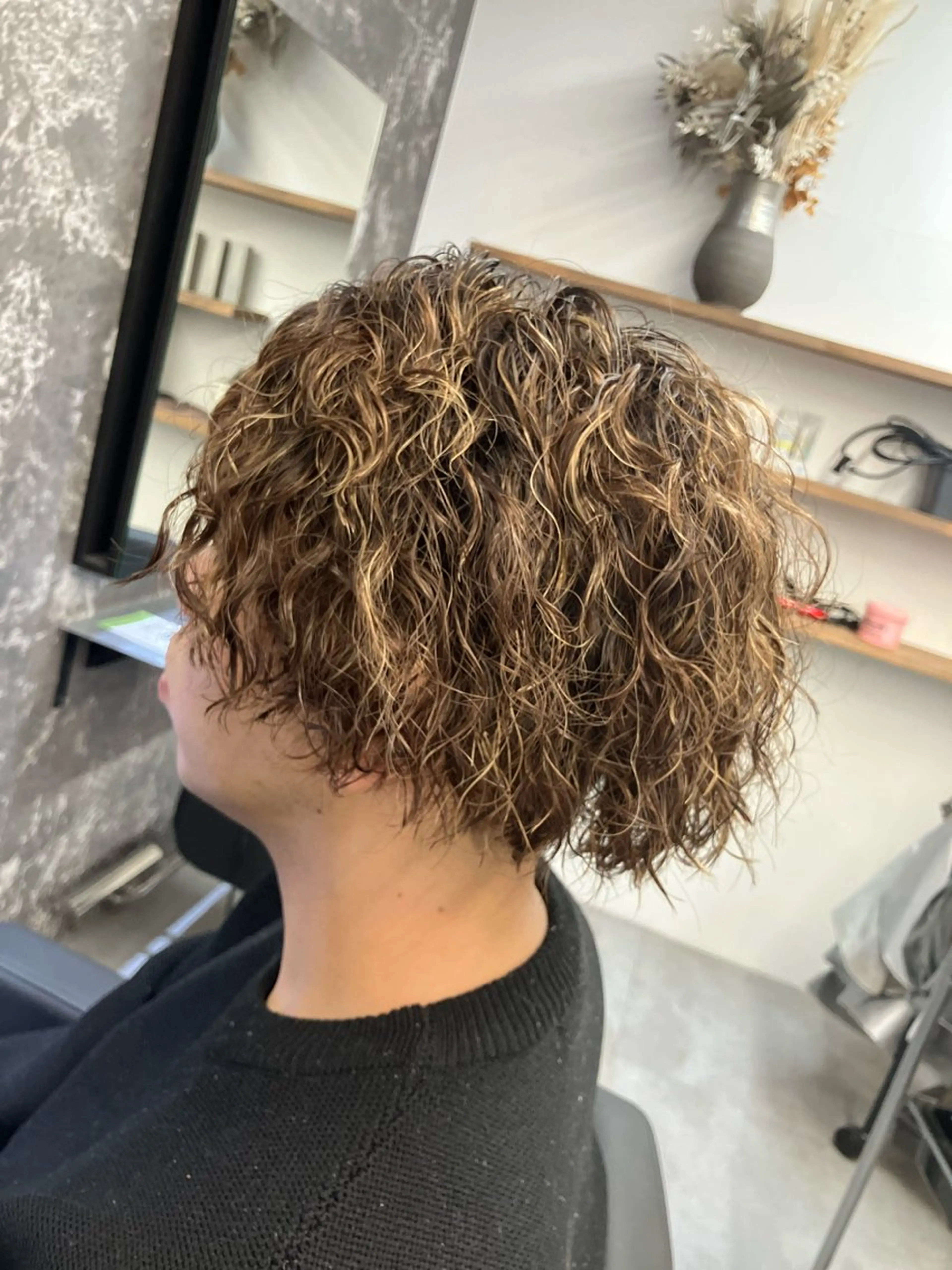 カラー パーマ メンズ 名取 翔のヘアスタイル