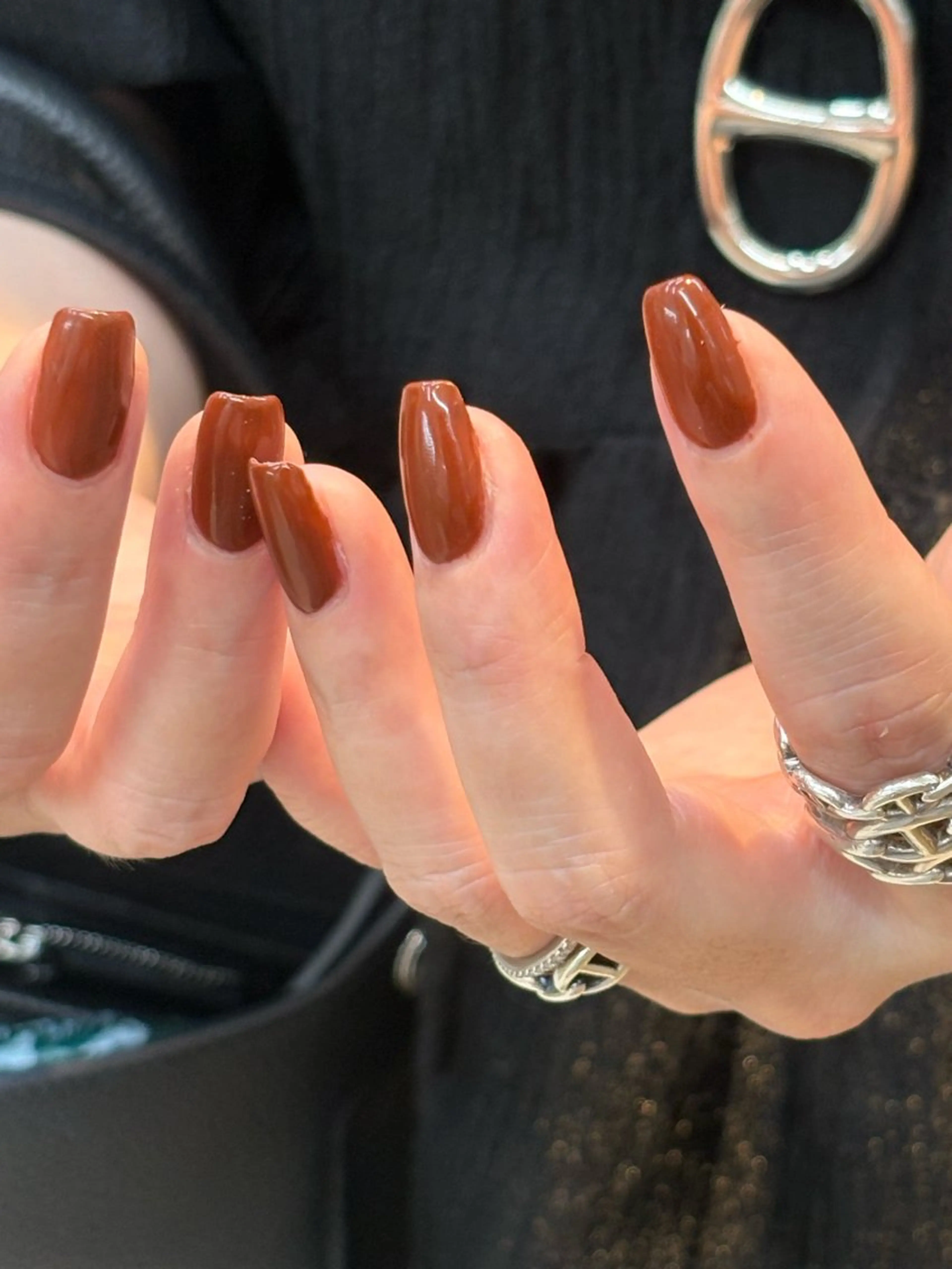 ネイル ブラウン deg° erikaのネイルデザイン