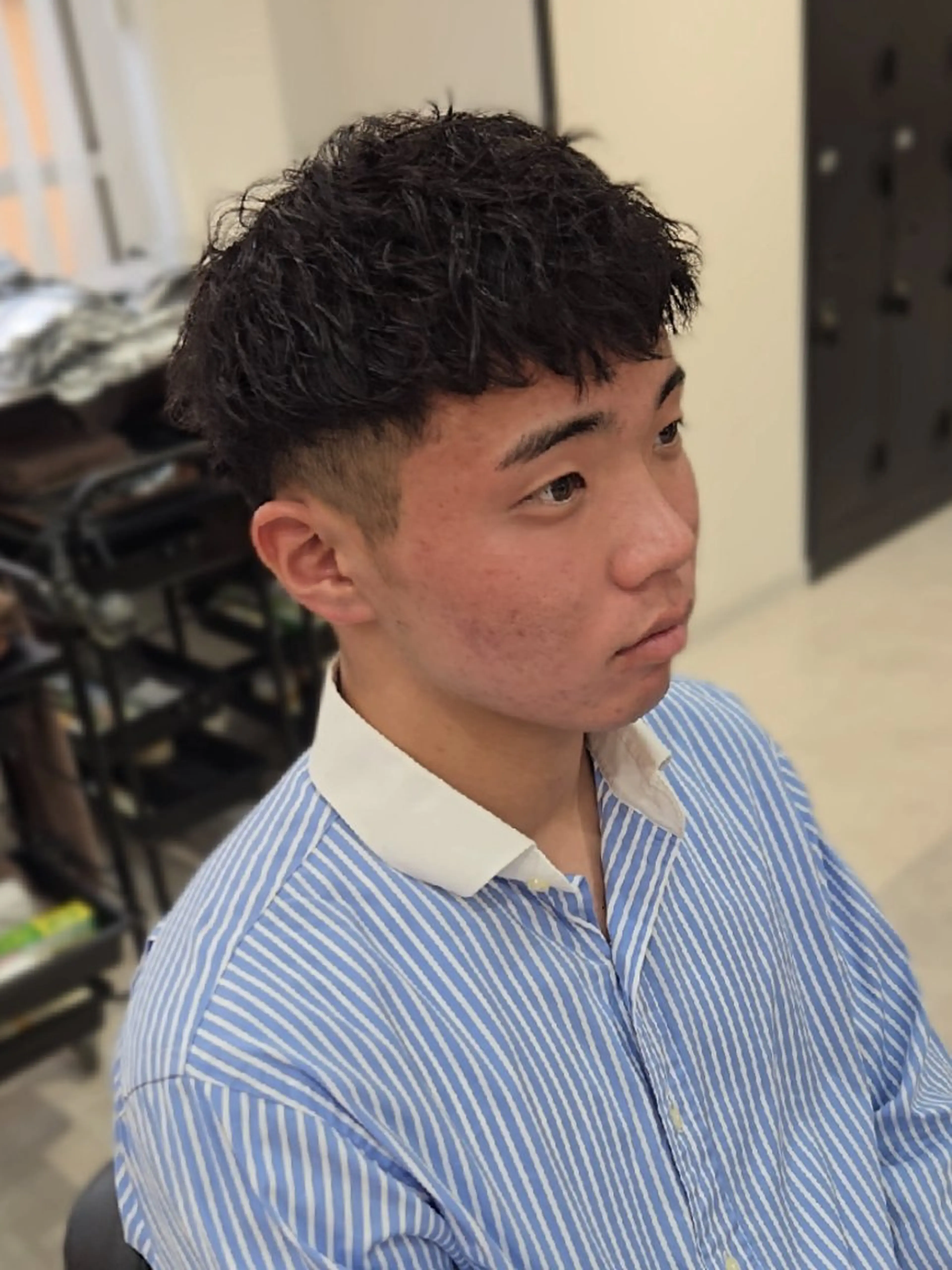 メンズ ショート パーマ メンズパーマ ショートヘア カット パーマ ヘアセット Lapis 名古屋駅前店所属・LEN名古屋/パーマ 海外ヘア/メンズ特化のヘアスタイル