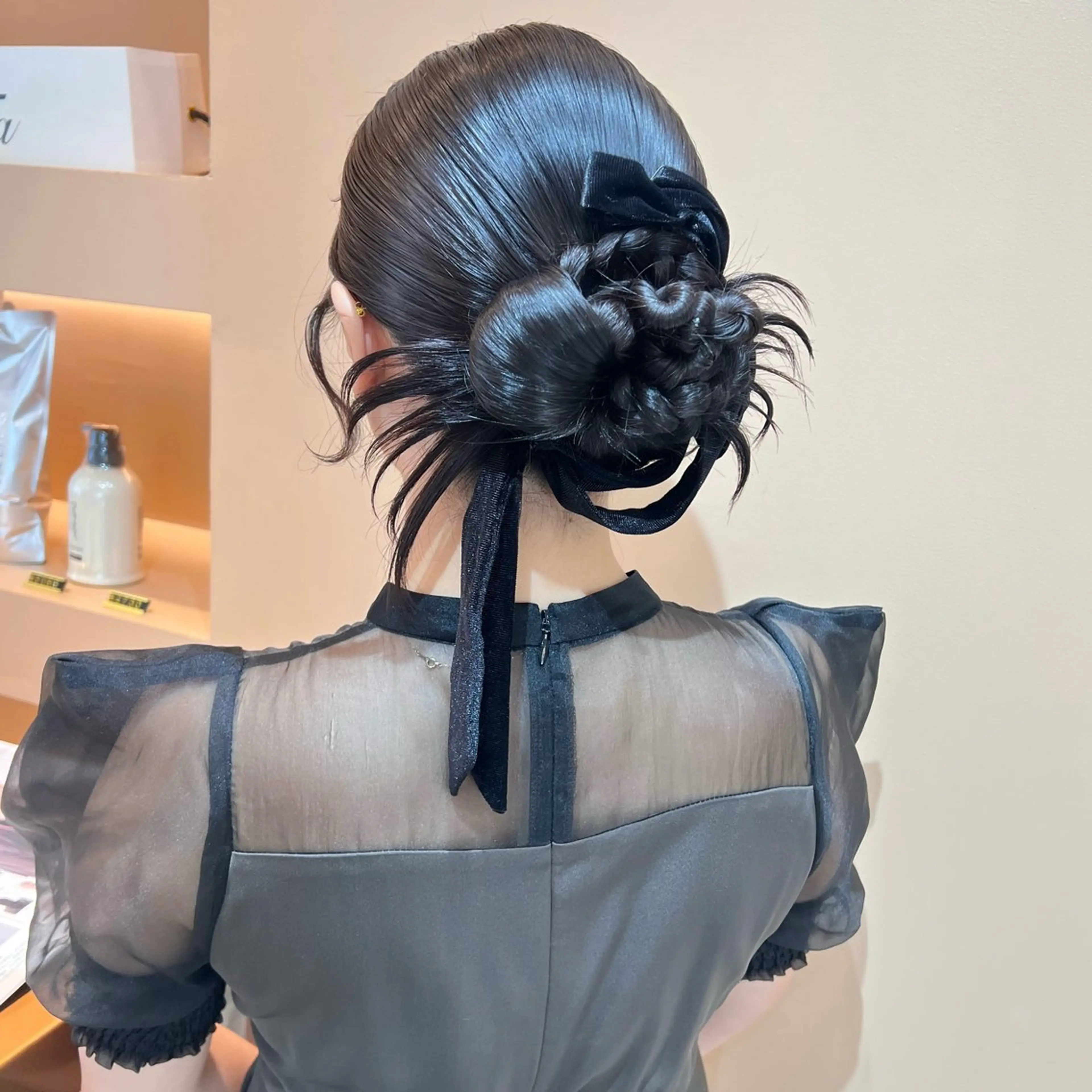 ロング ヘアアレンジ ヘアセット ✨カチモリ✨レイヤー 韓国ヘア🇰🇷ゆいのヘアスタイル