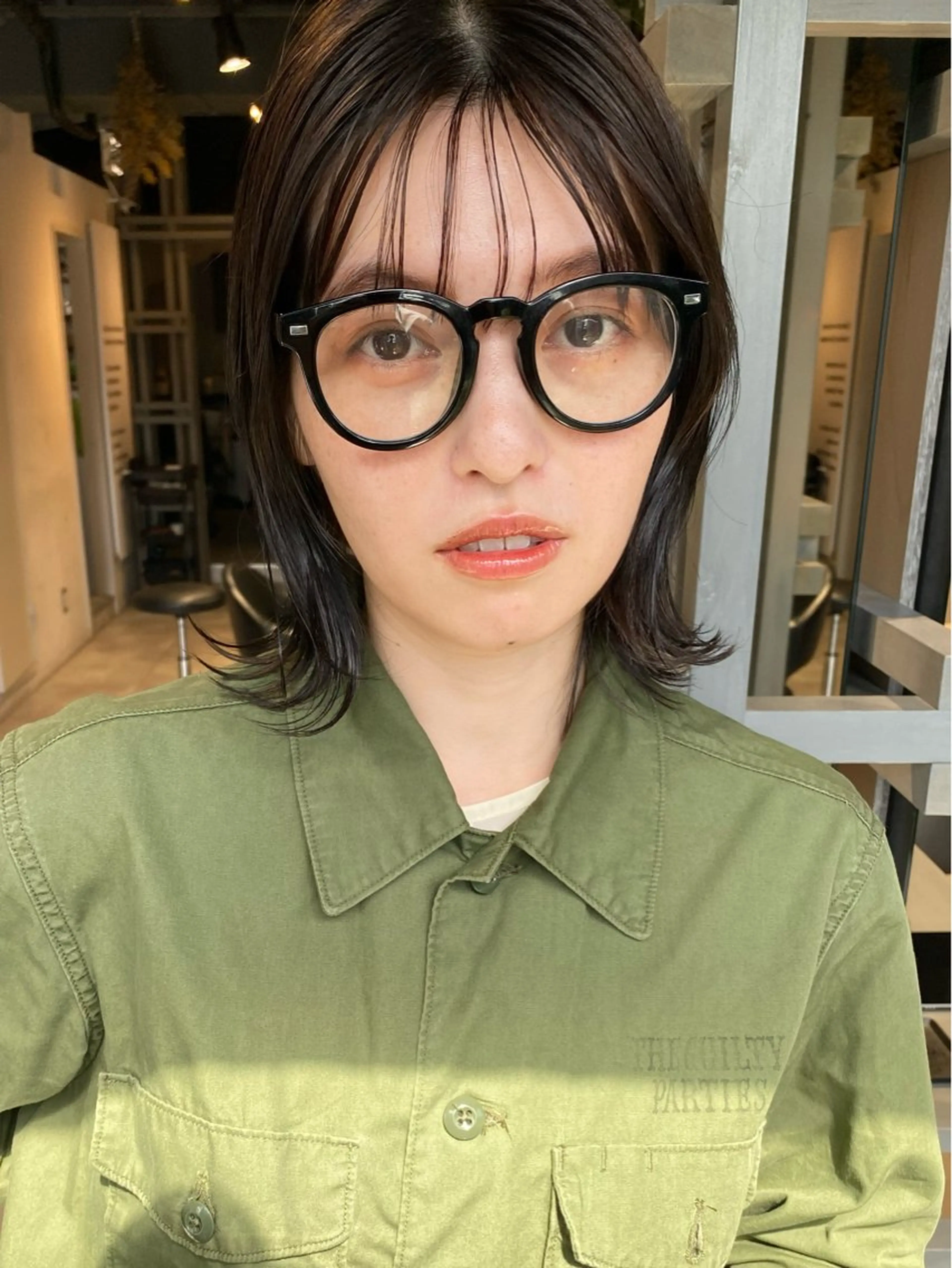 ミディアム ボブ 外ハネヘア カット ヘアカラー トリートメント また会いたくなる 美容師【KENTA】のヘアスタイル