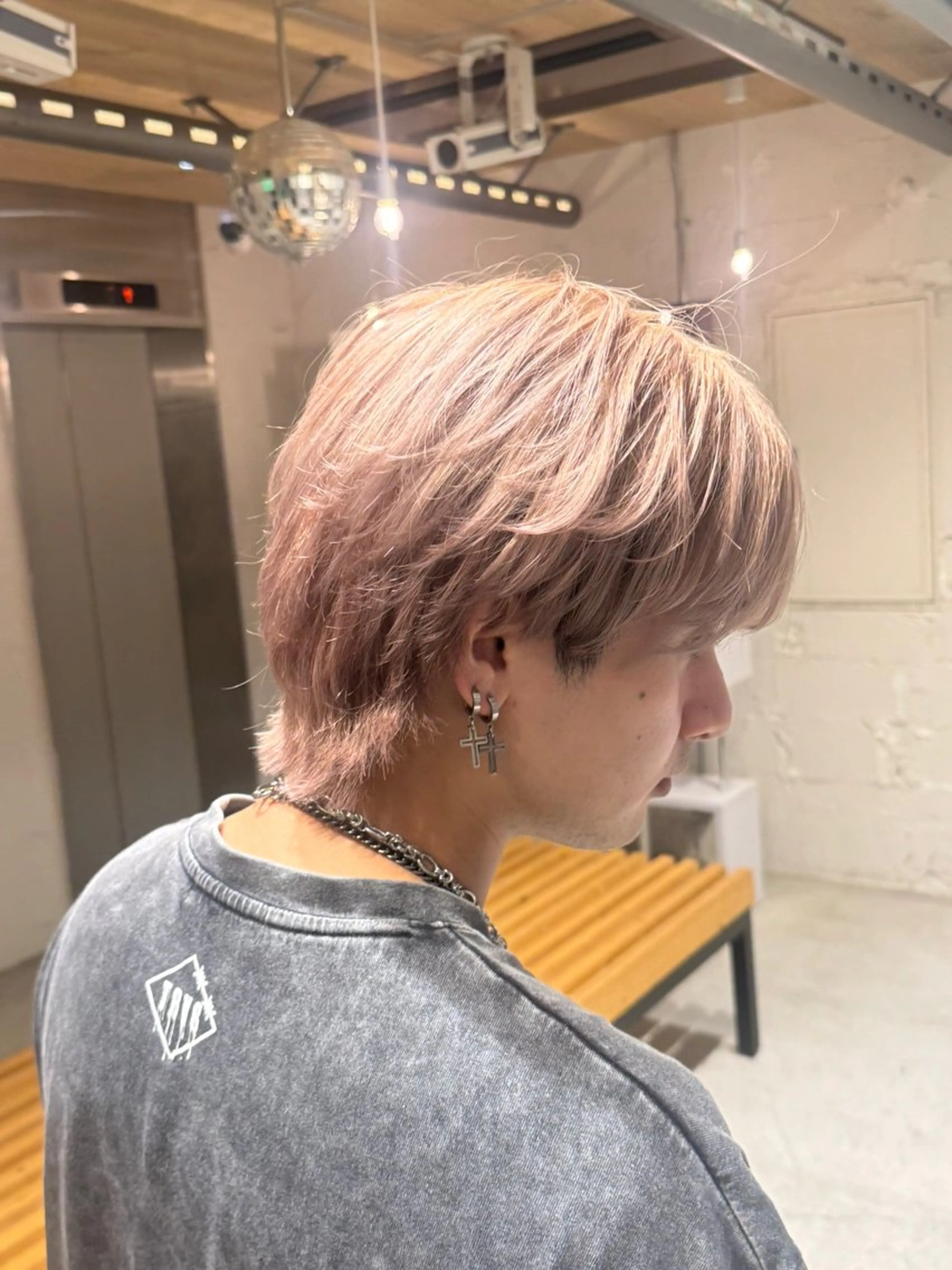 メンズ ヘアカラー 🌶推しカラー RINA🌶´-のヘアスタイル