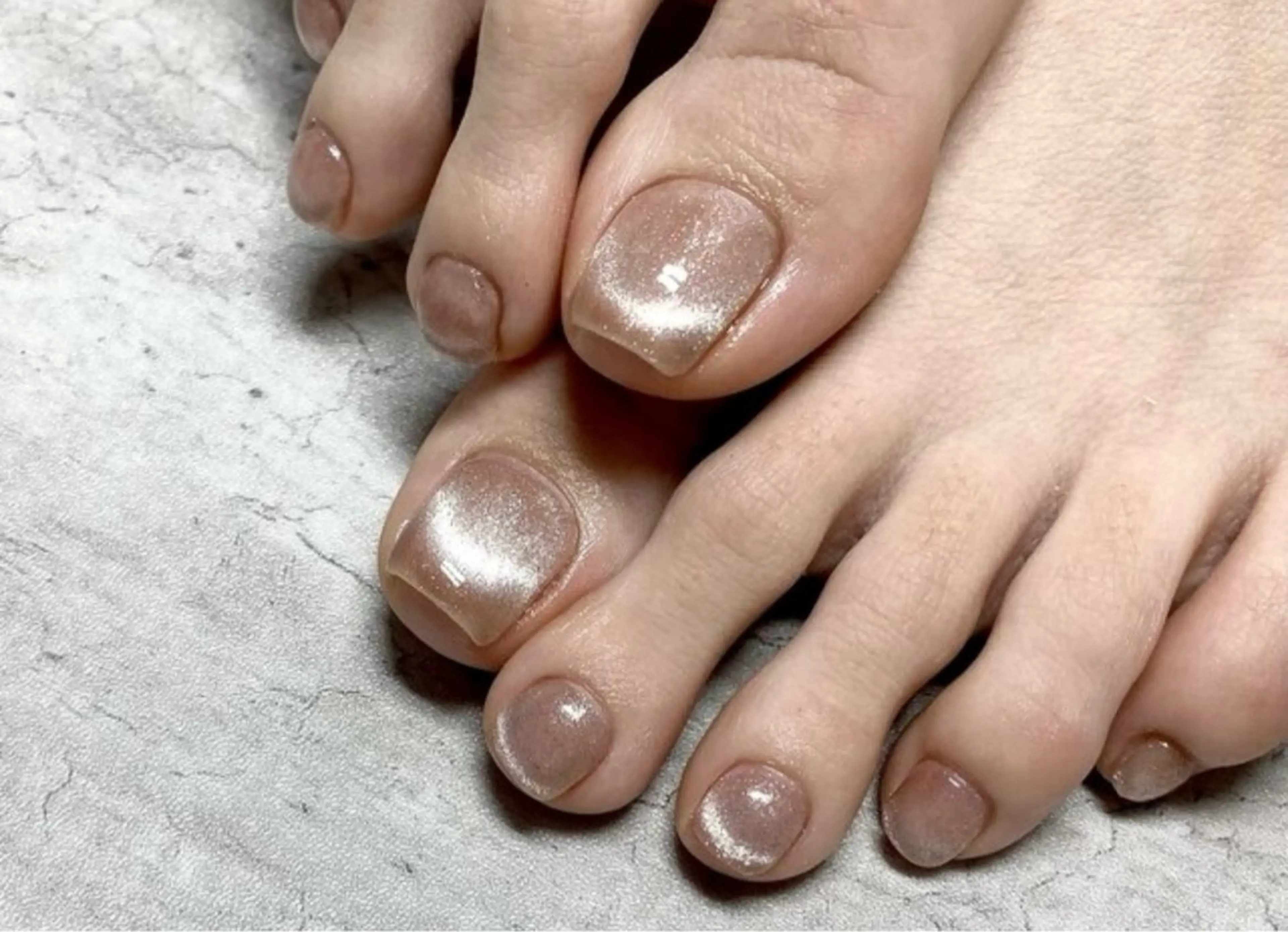 🧡✨ foot マグネットorフラッシュネイル オフなしの写真