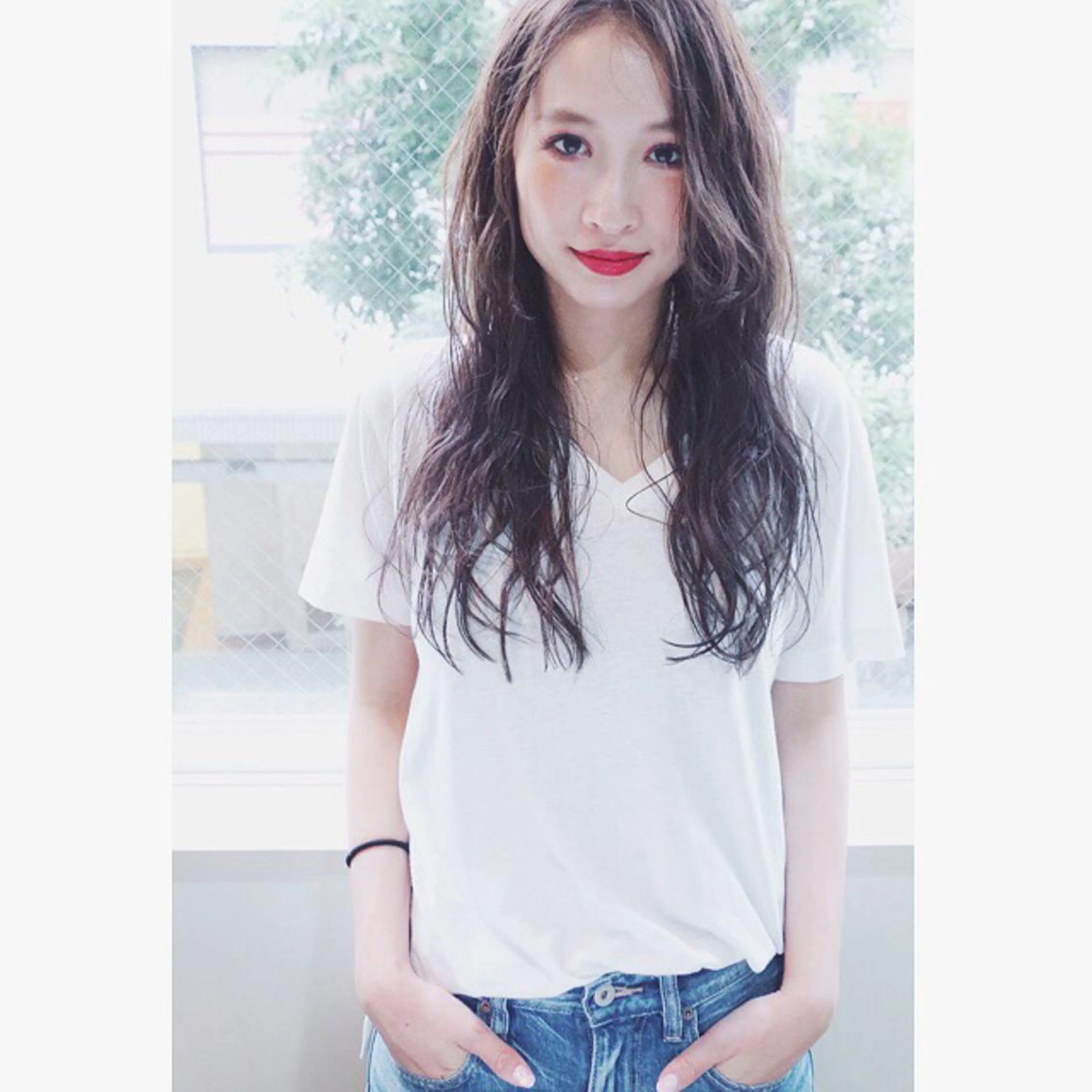 セミロング ロング カラー パーマ ヘアアレンジ Beronica所属・beronica ベロニカのヘアスタイル