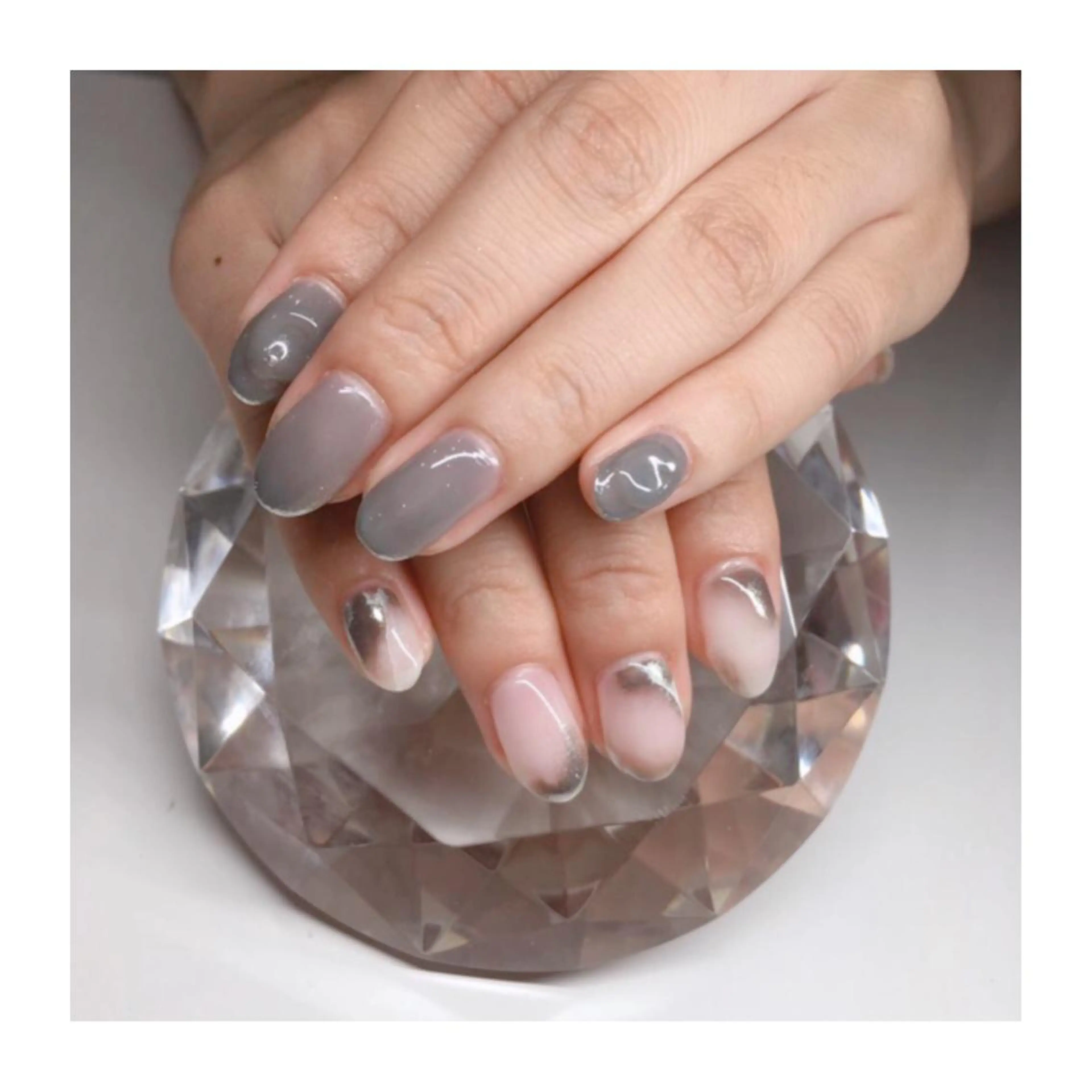 ネイル ニュアンスネイル ハンドネイル Nailsalon -Aのネイルデザイン