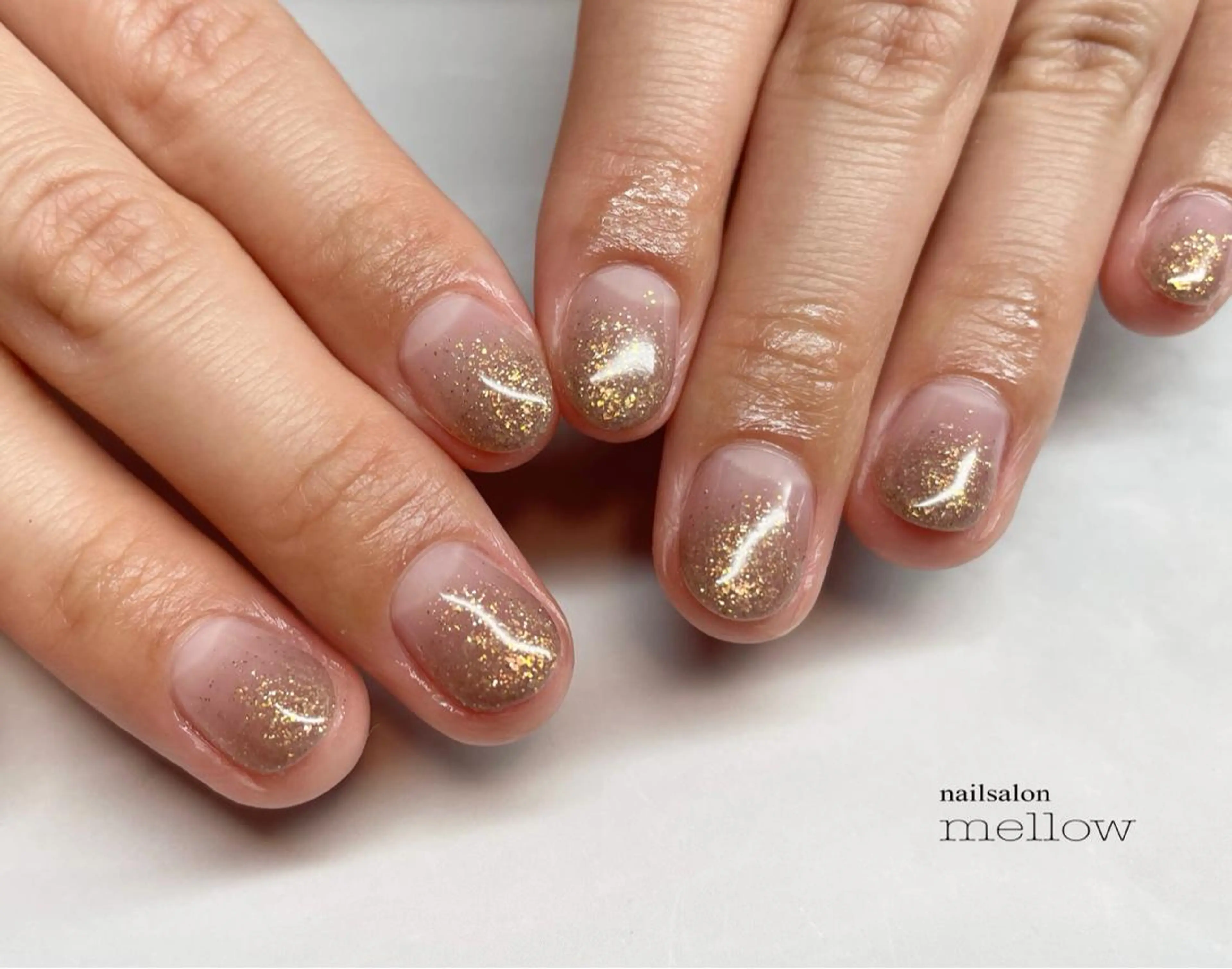 ネイル ブラウン 大山 浩美のネイルデザイン