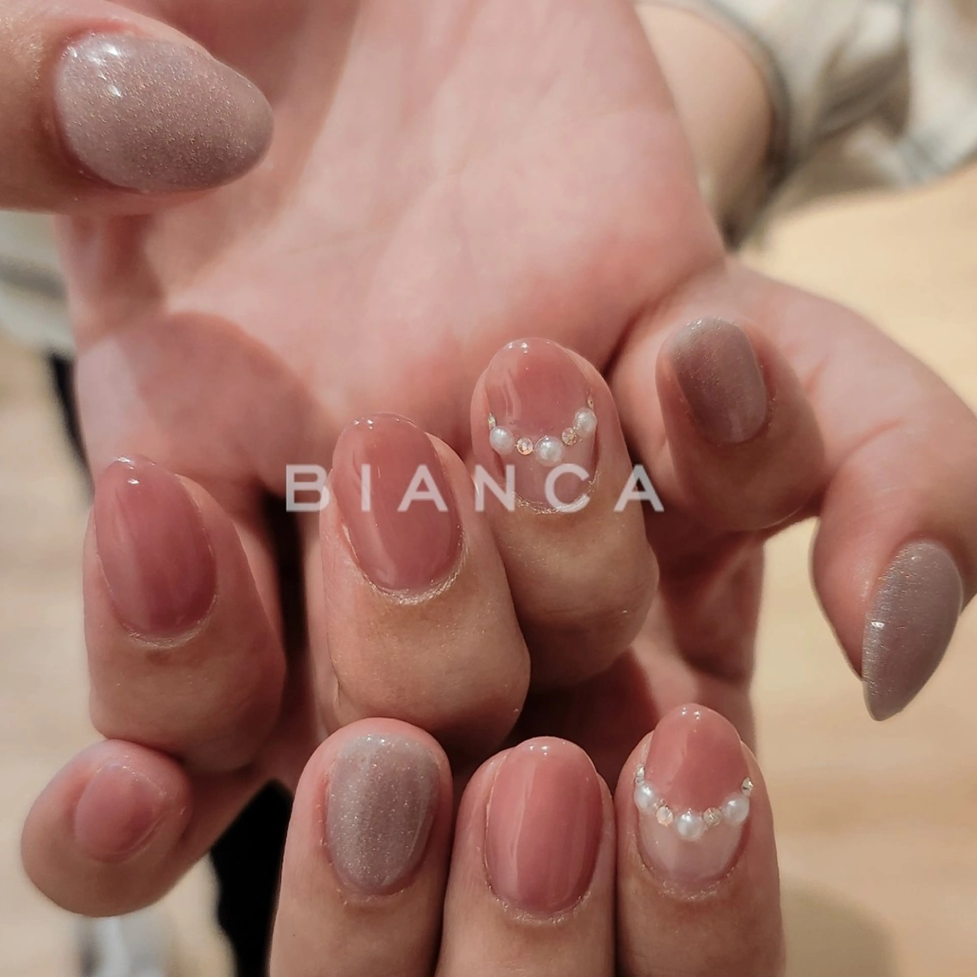 ネイル ハンドネイル Bianca名駅店 あゆのネイルデザイン
