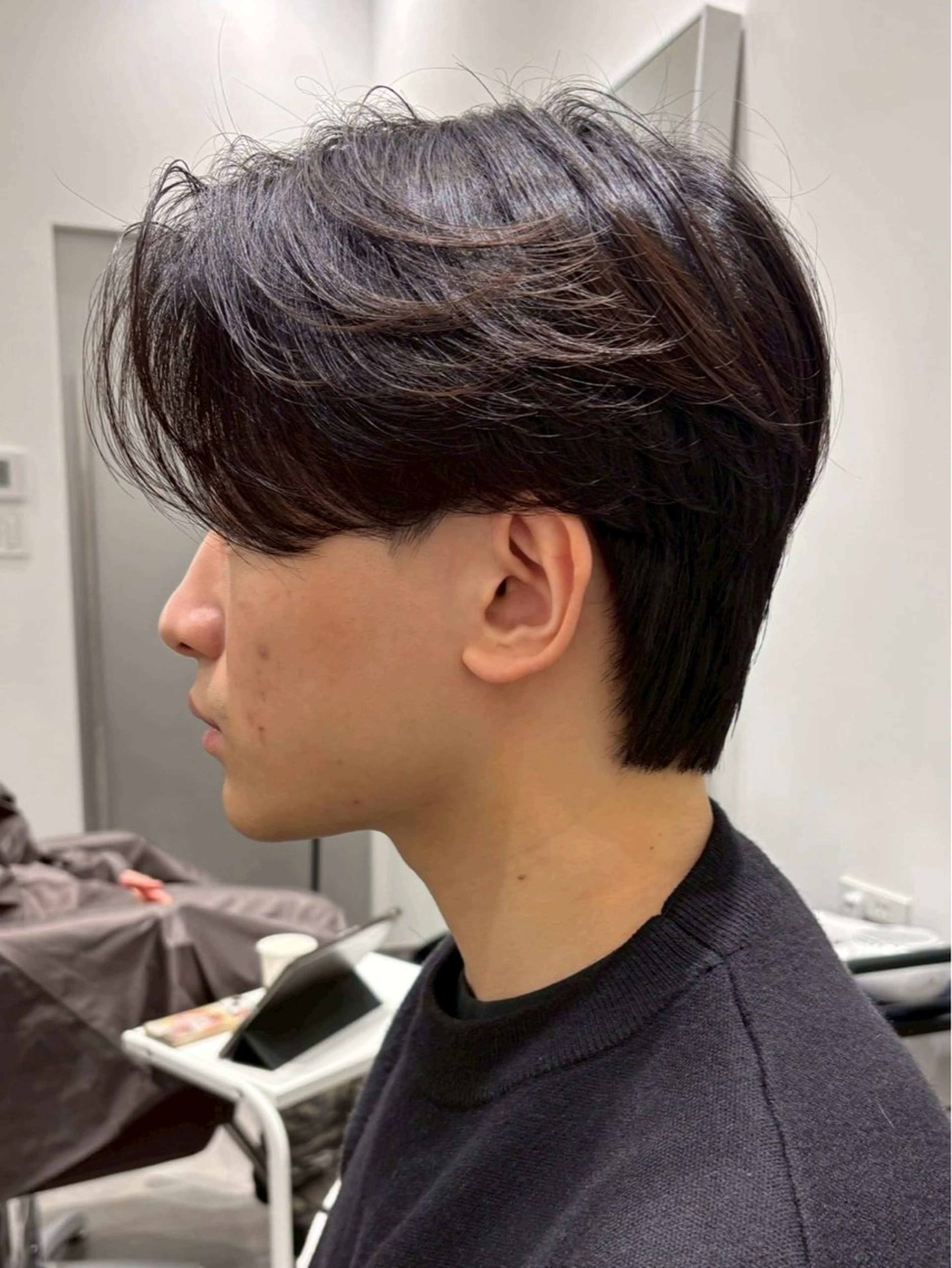 平日限定✨骨格補正カット【センターパート】【メンズカット】の写真