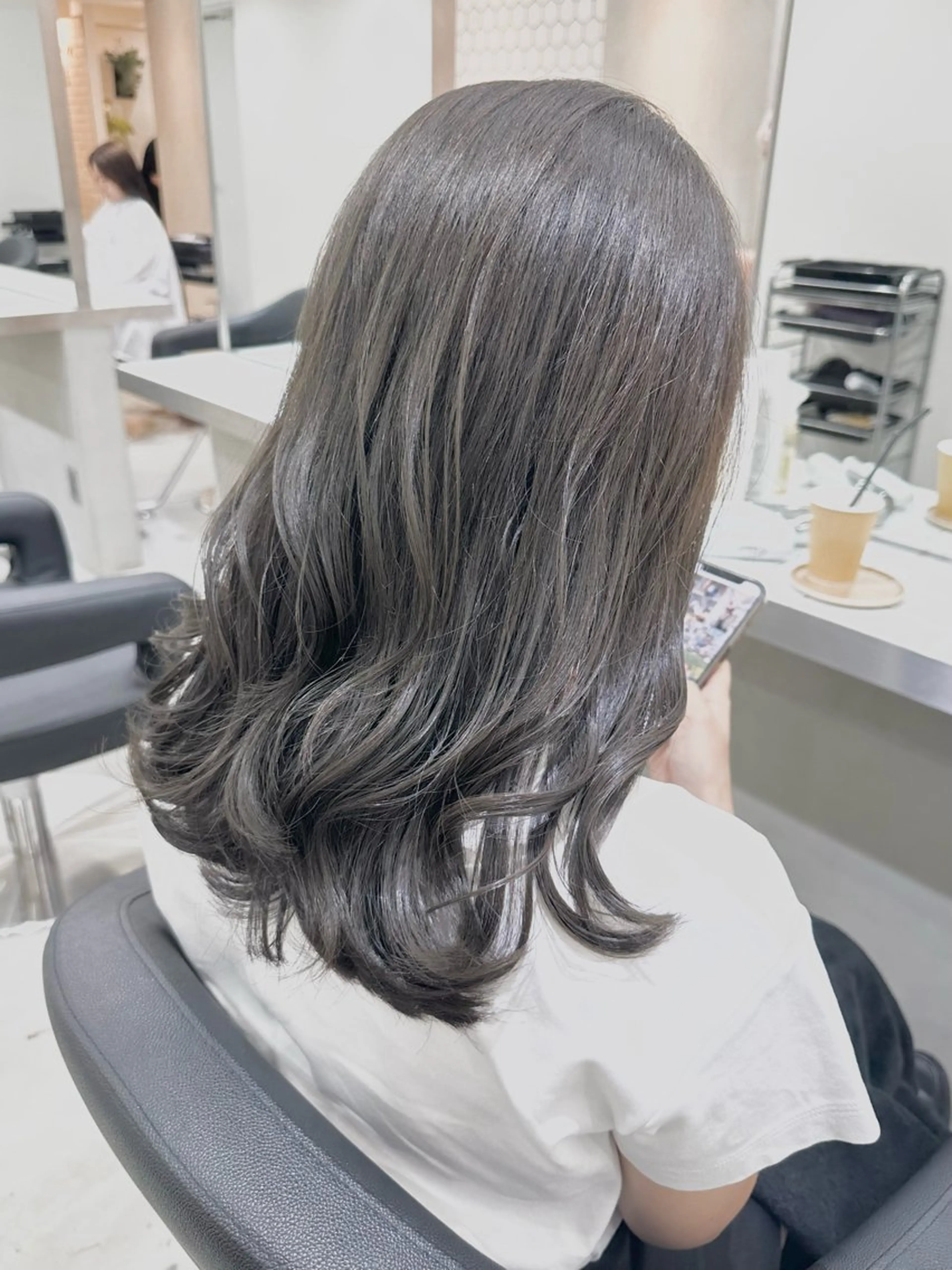 セミロング 大人美人ショート ボブ櫻井将司のヘアスタイル