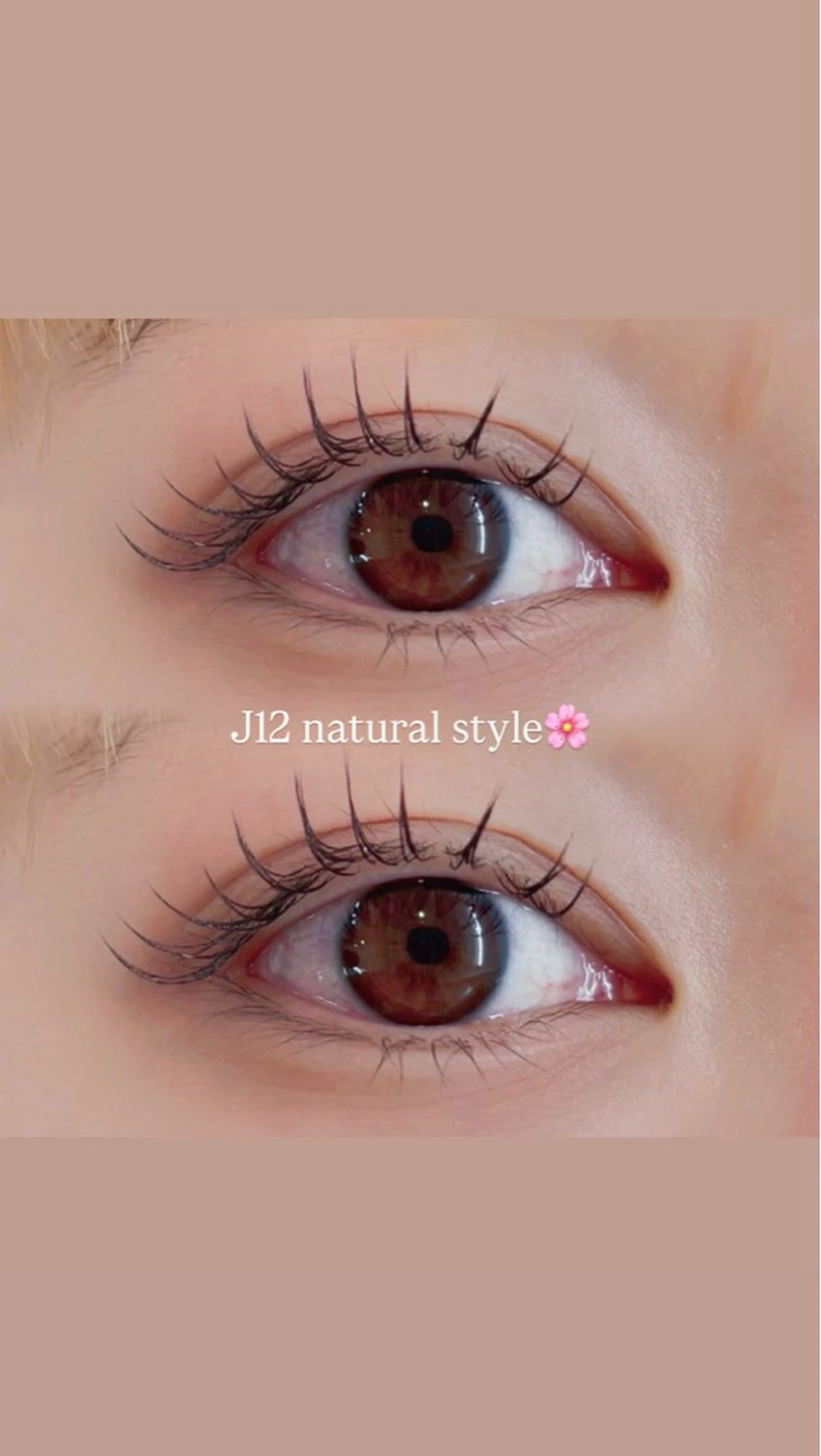 マツエク・マツパ Jカール ナチュラル 束感マツエク/ネイル / miri🎀のマツエク・マツパデザイン