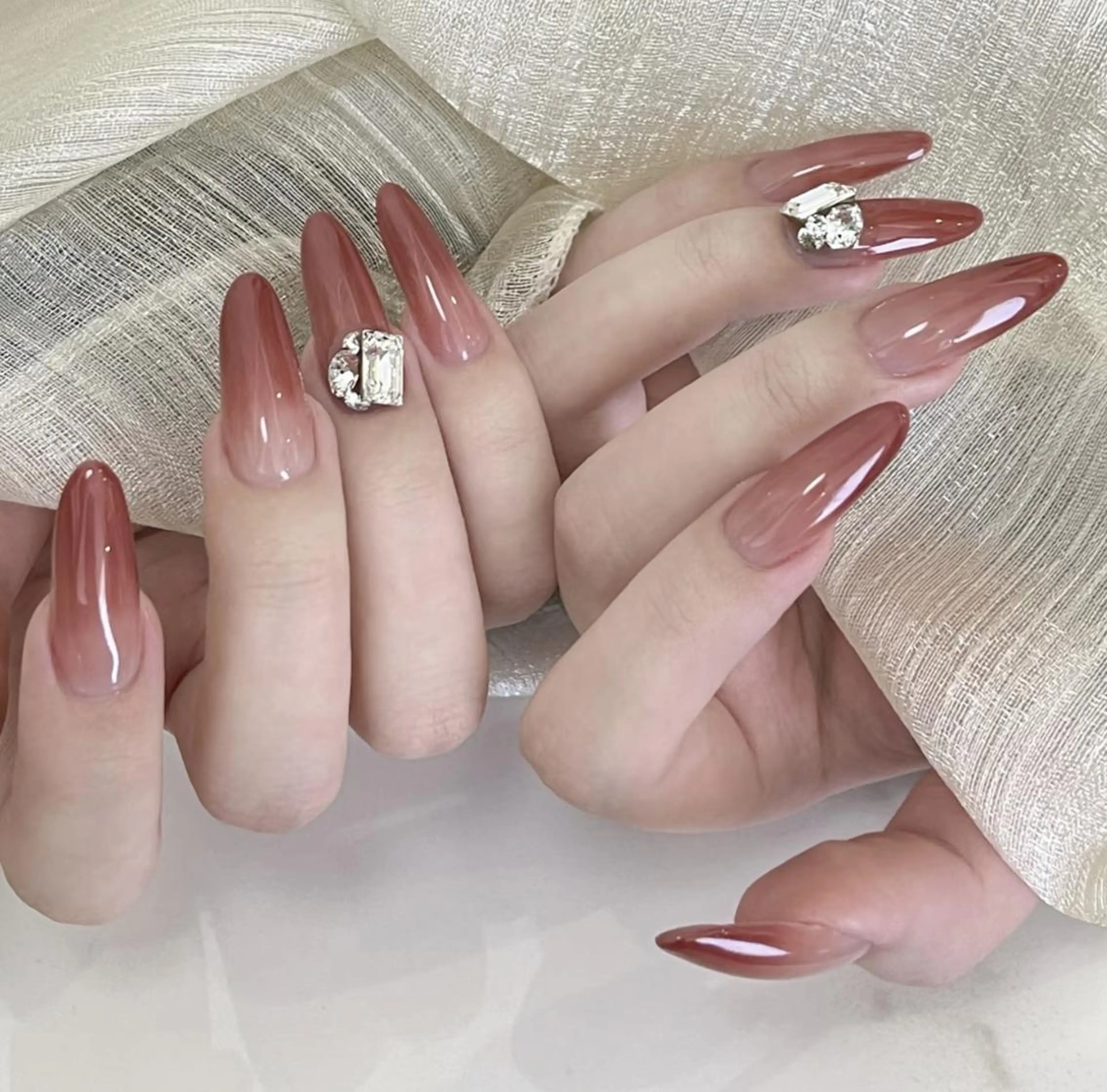 ネイル By moonネイル 🌷ワンホン/韓国風のネイルデザイン