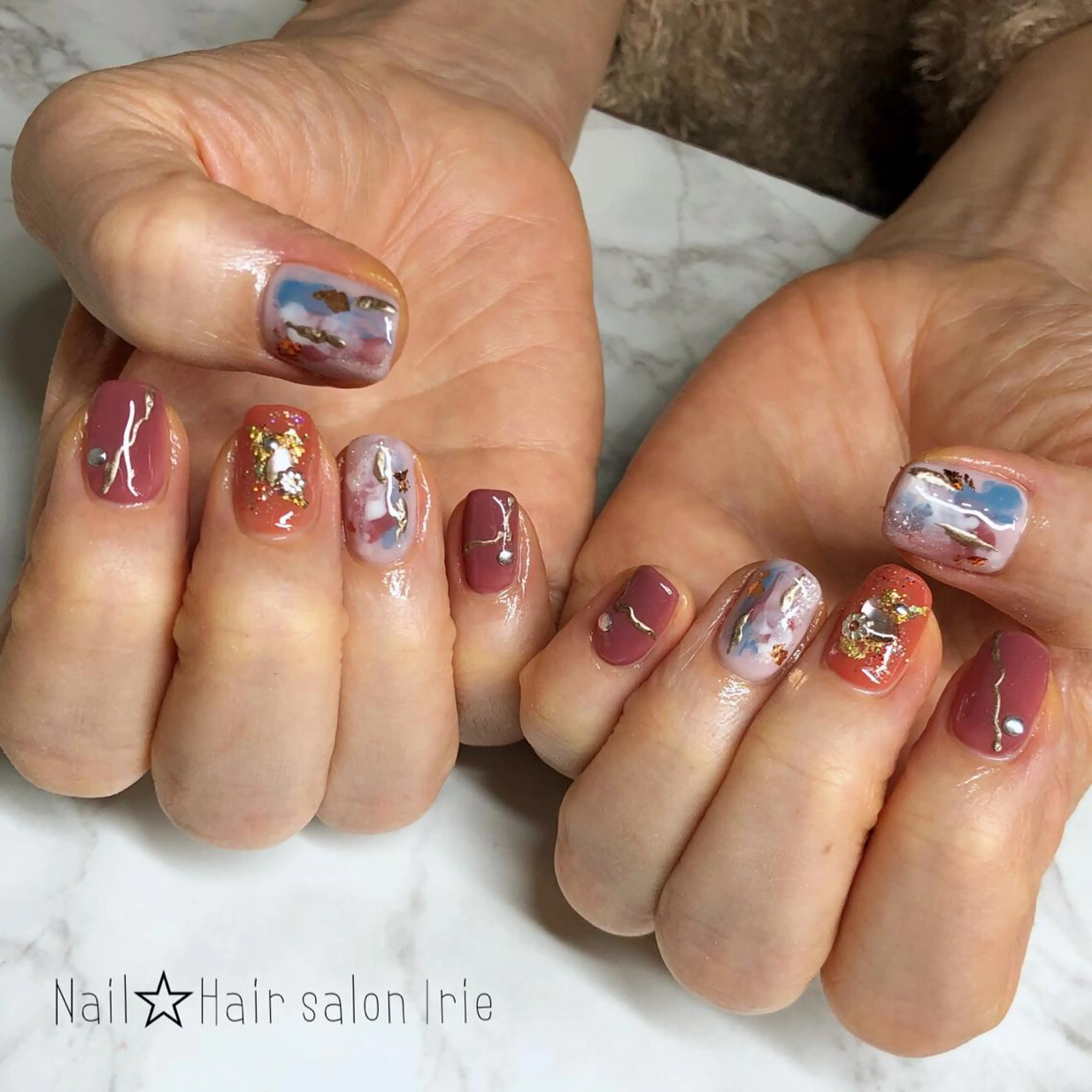 ネイル ハンドネイル Hair salon Irie所属・與儀 知佳のネイルデザイン