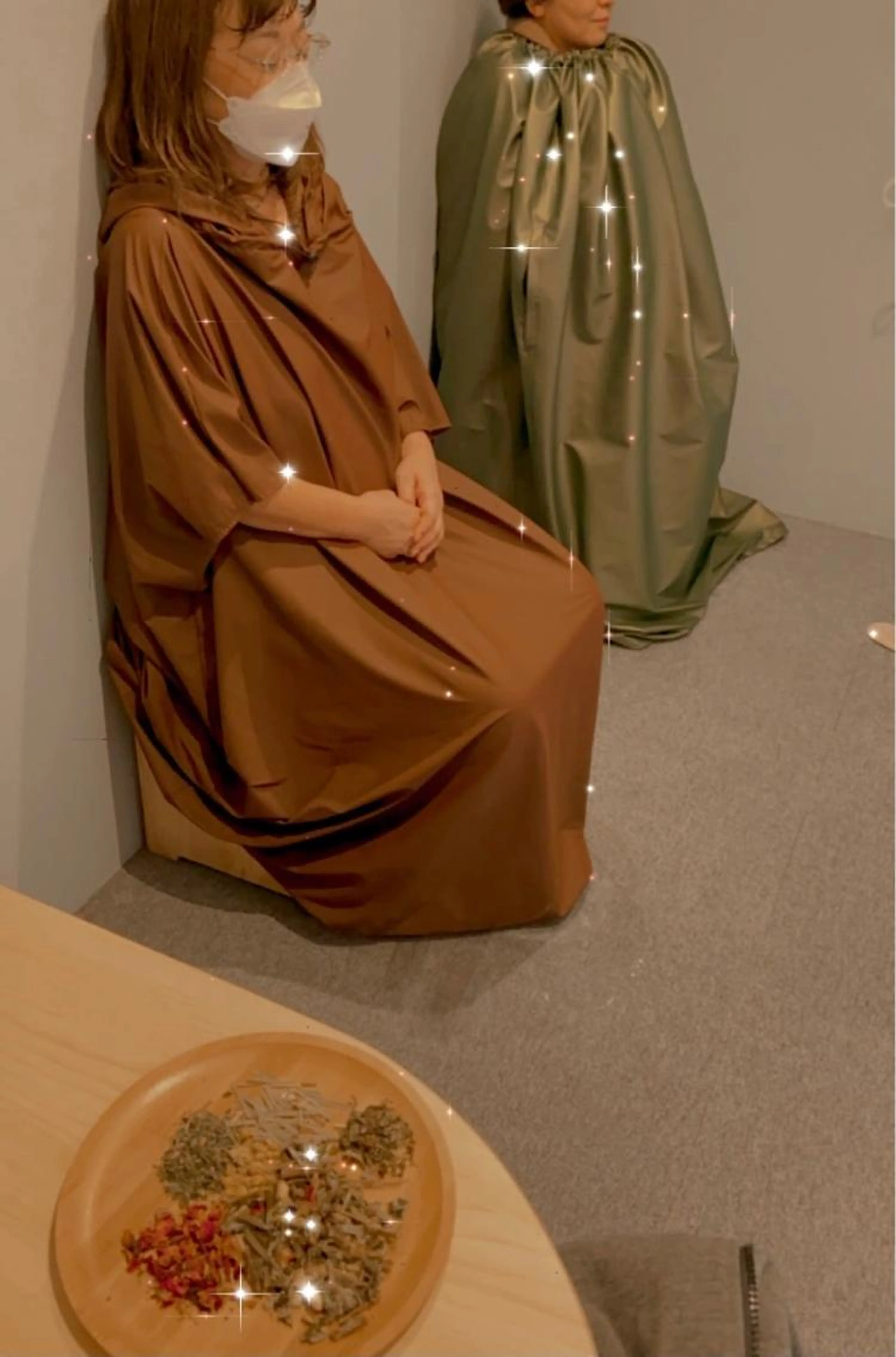 よもぎペア蒸し🌿の写真