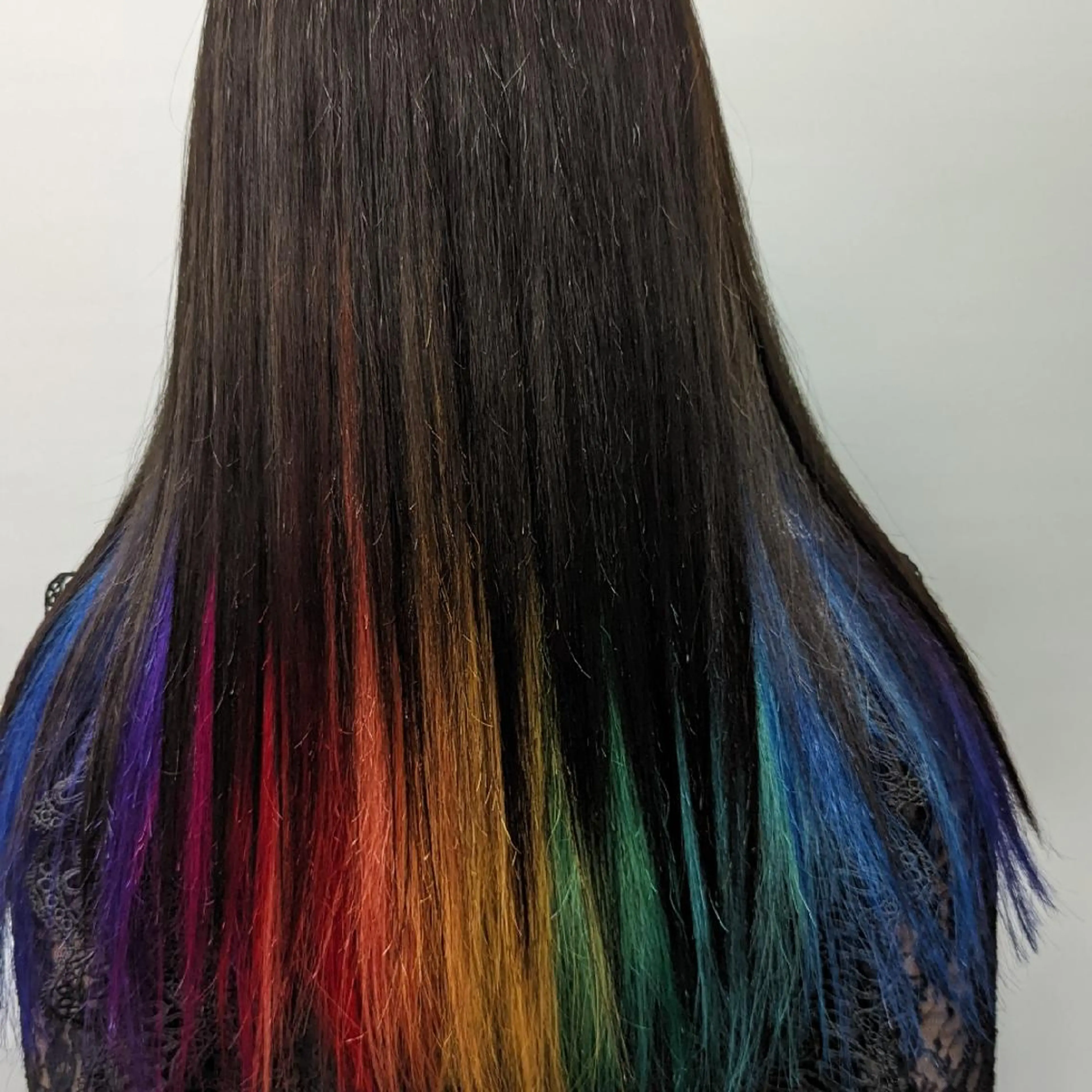 ロング カラー インナーカラー ロング カット ヘアカラー トリートメント fuwat所属・秋葉原でカラーする なら🐉ちぇーたんのヘアスタイル