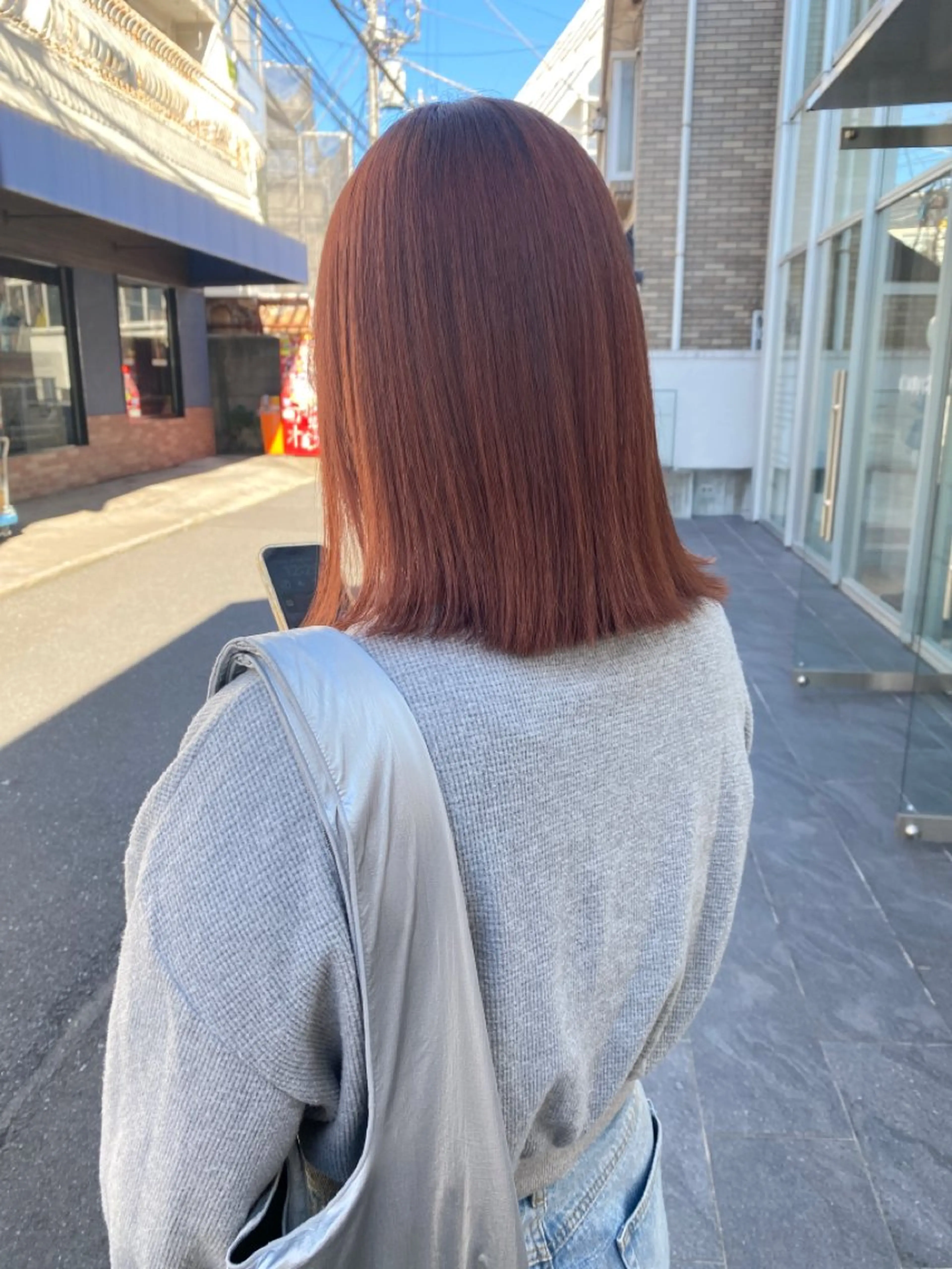 ミディアム カラー 当日予約大歓迎💗 依田瑞希のヘアスタイル