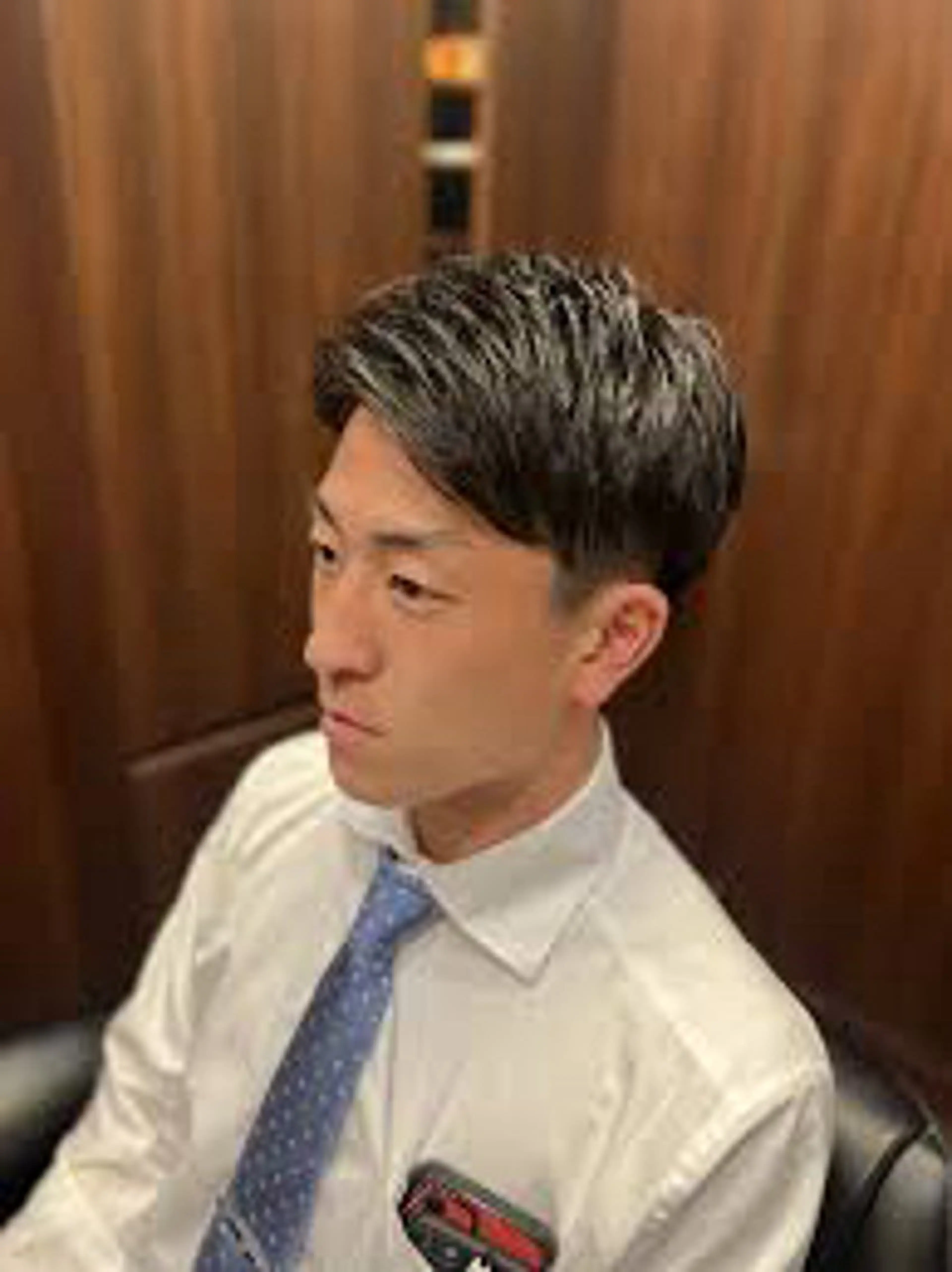 メンズ ビジネス ヒロ銀座ヘアーサロン本店所属・和賀 一馬のヘアスタイル