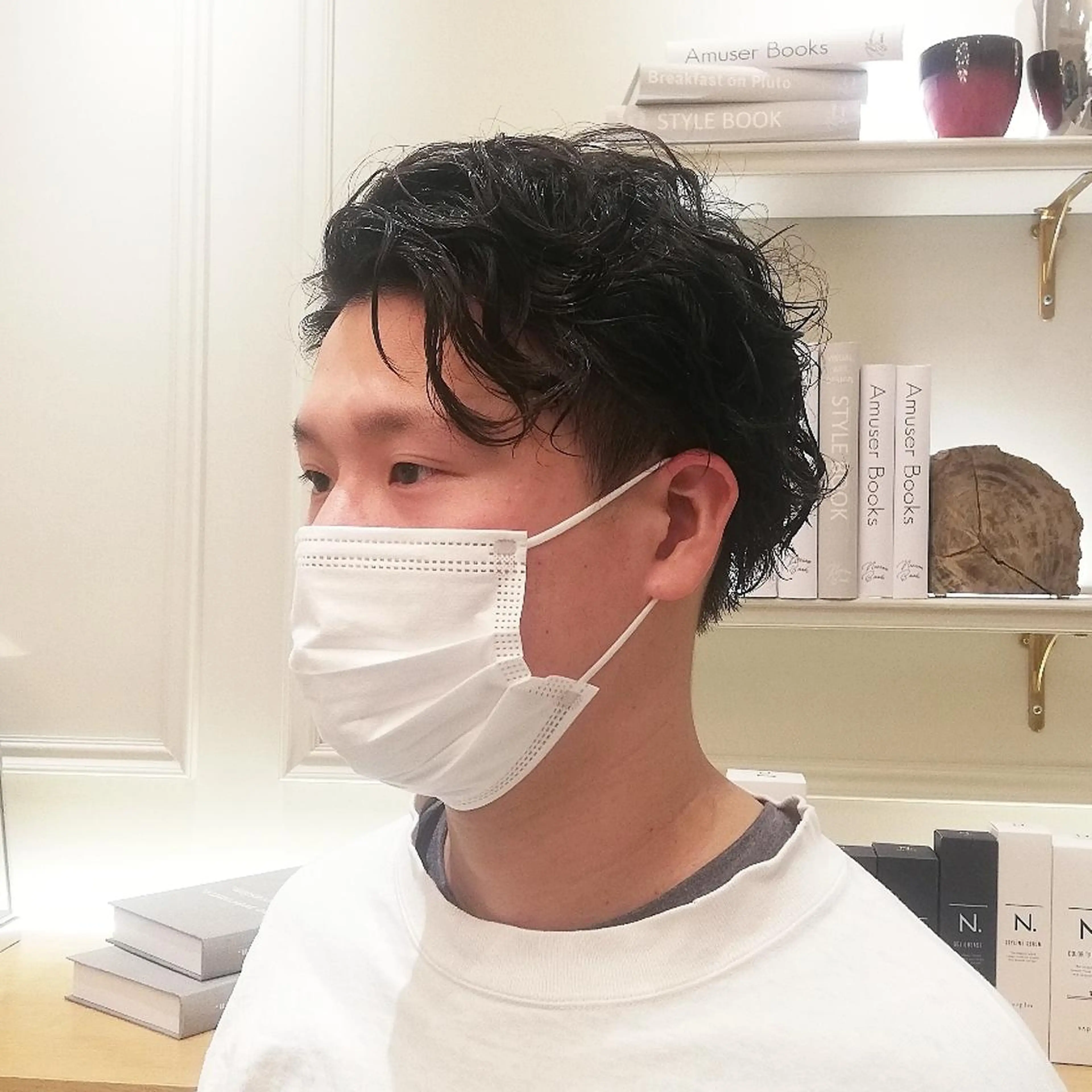 ショート メンズ パーマ メンズパーマ AUBE HAIR shinjuku所属・🌺夏の褒められヘア 🌺 NAO のヘアスタイル