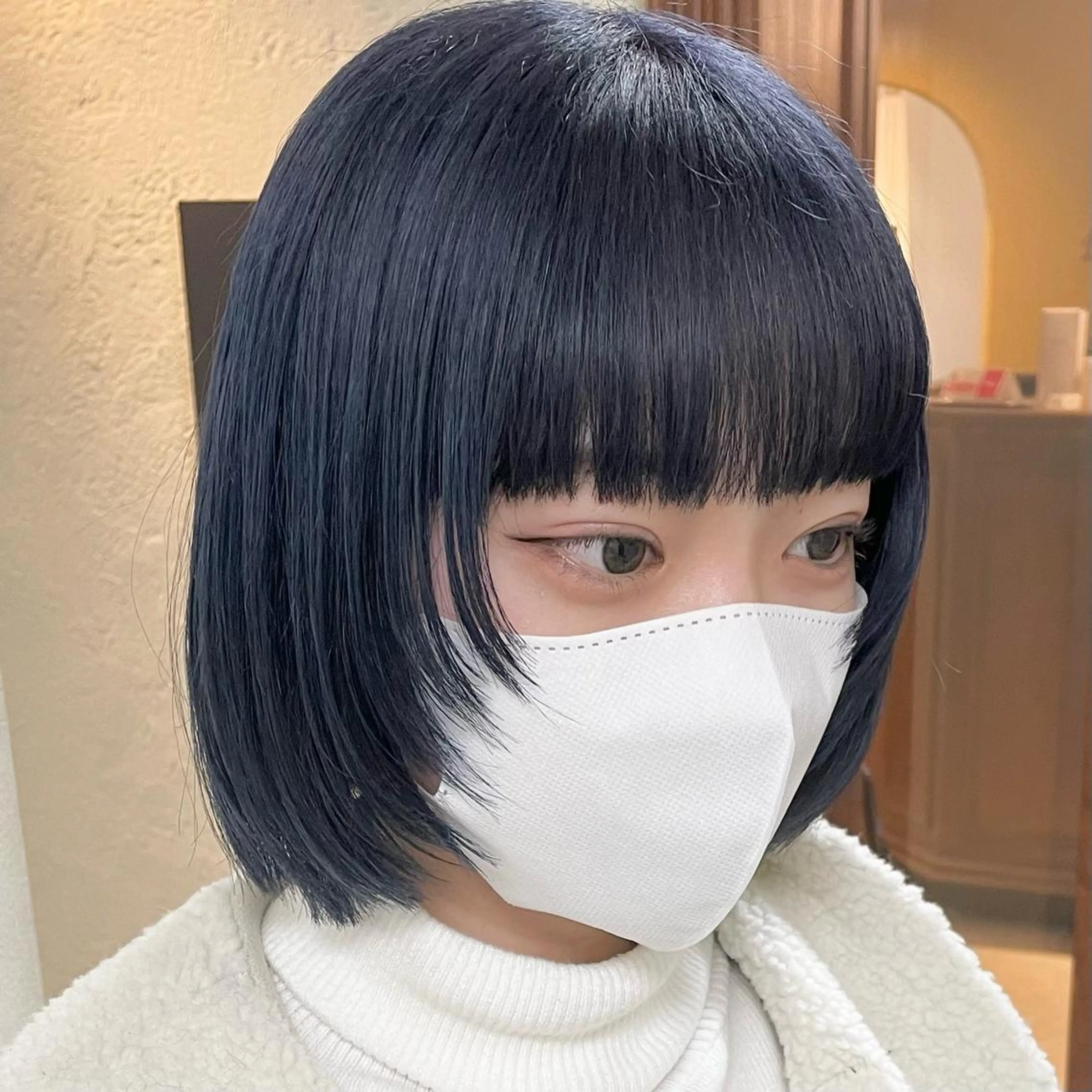 ミディアム カラー ヘアアレンジ カット トリートメント maoブリーチ無し 似合わせカラーのヘアスタイル