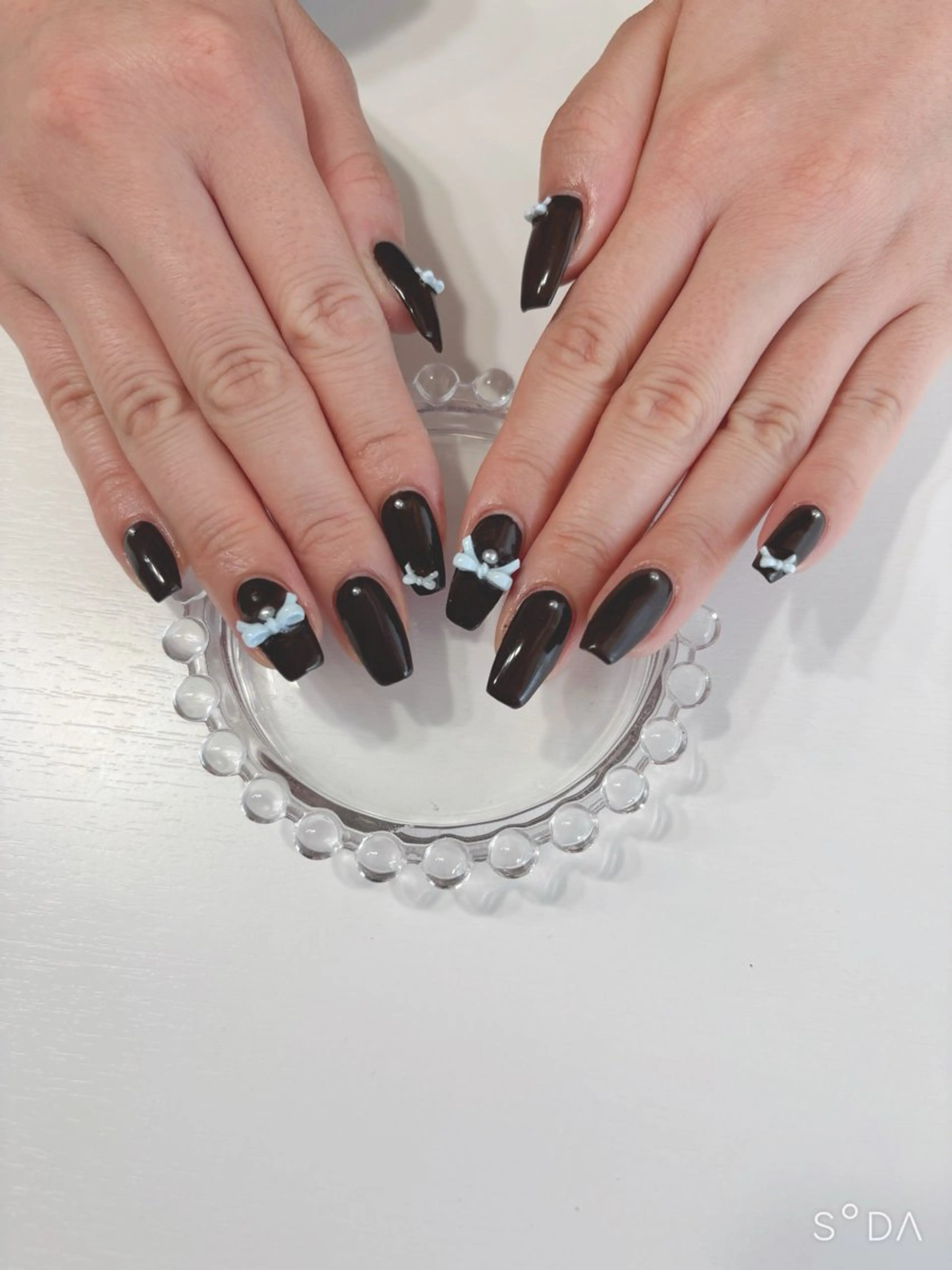 ネイル ブルー ブラウン nail salon LIAn.所属・🧸takagi🧸 1月受付中のネイルデザイン