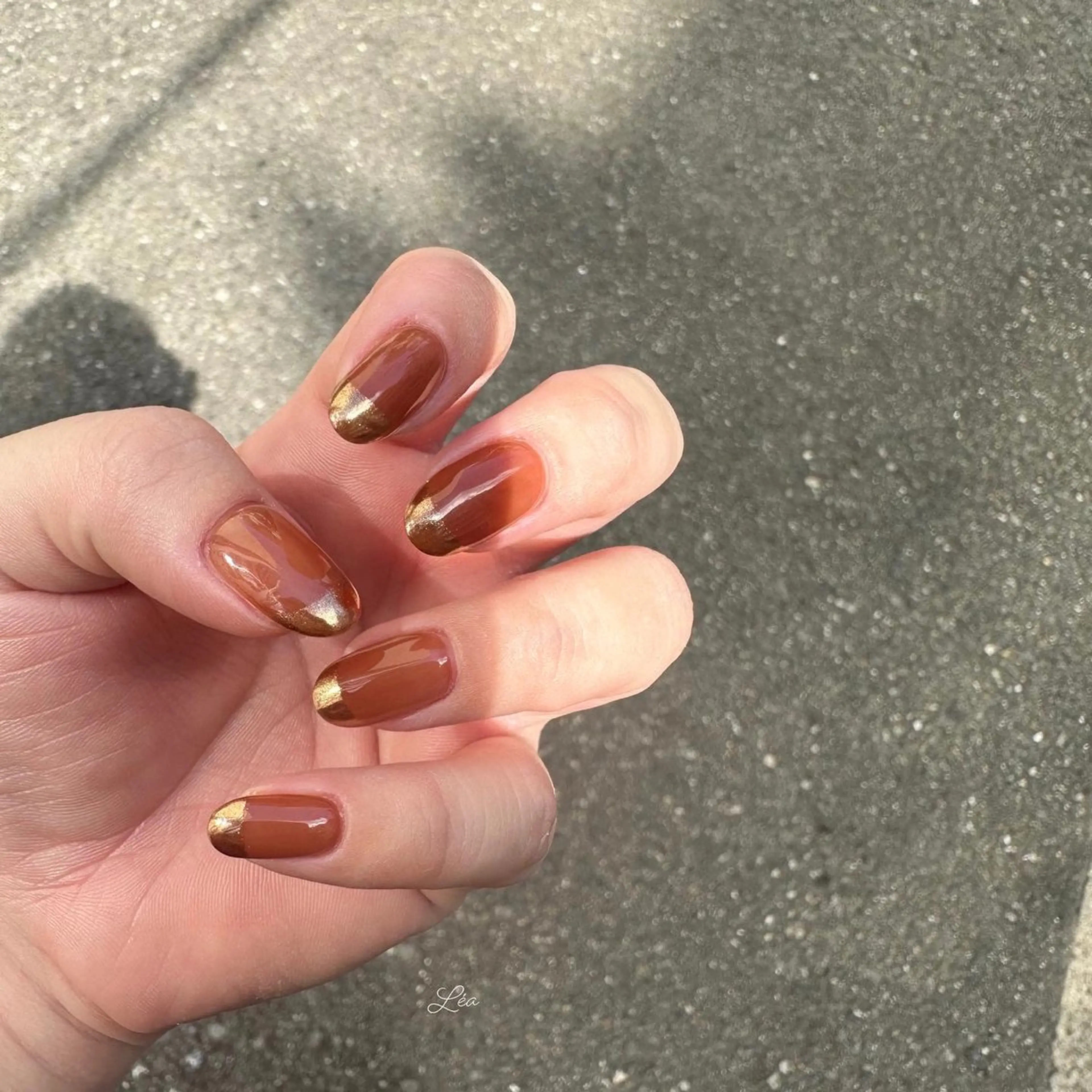 ネイル ミラーネイル Léa nailのネイルデザイン
