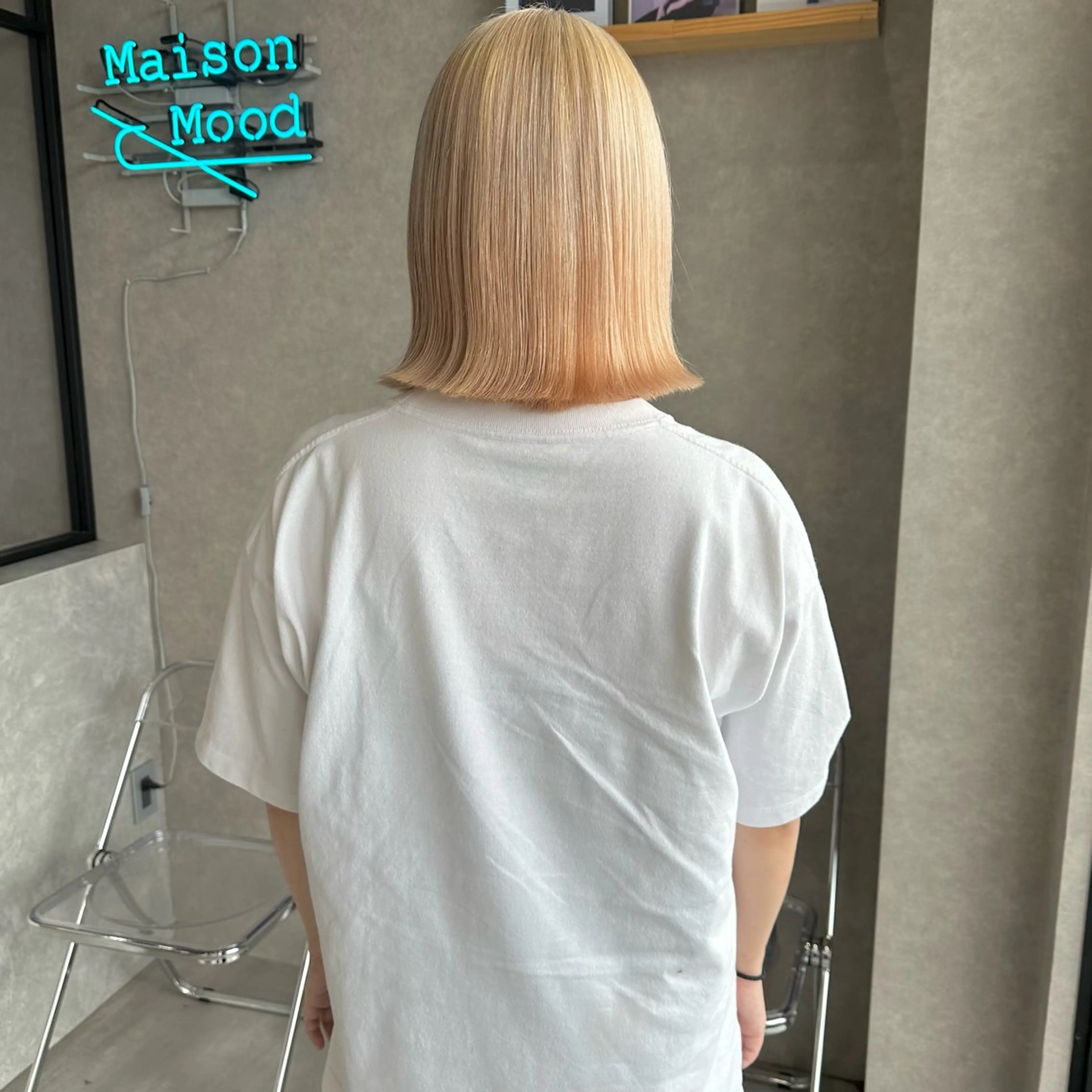 ミディアム カラー トリートメント はちすか るかのヘアスタイル