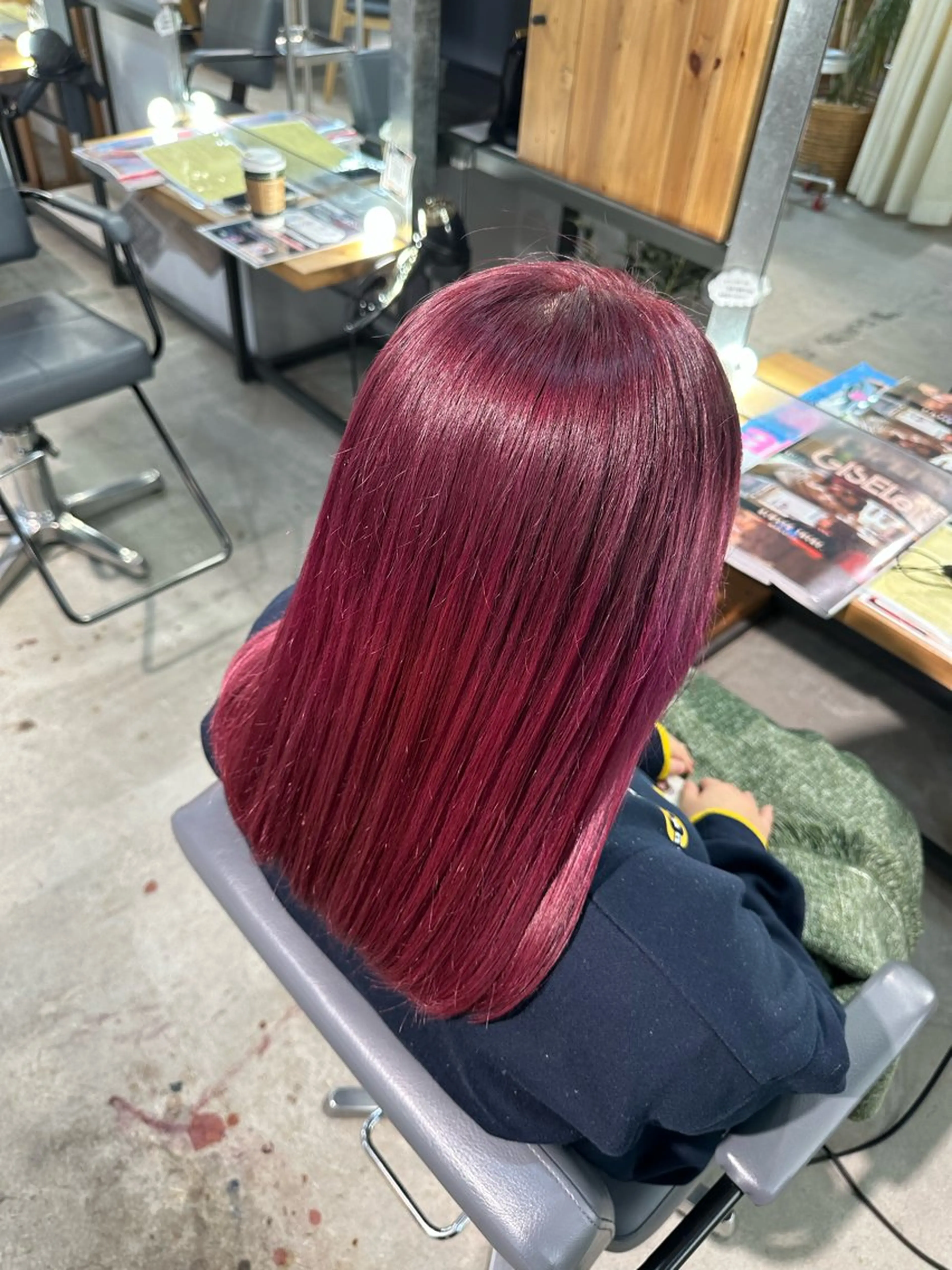 ミディアム カラー ラベンダーカラー ピンクカラー ピンクラベンダー ヘアカラー 溜 一太のヘアスタイル