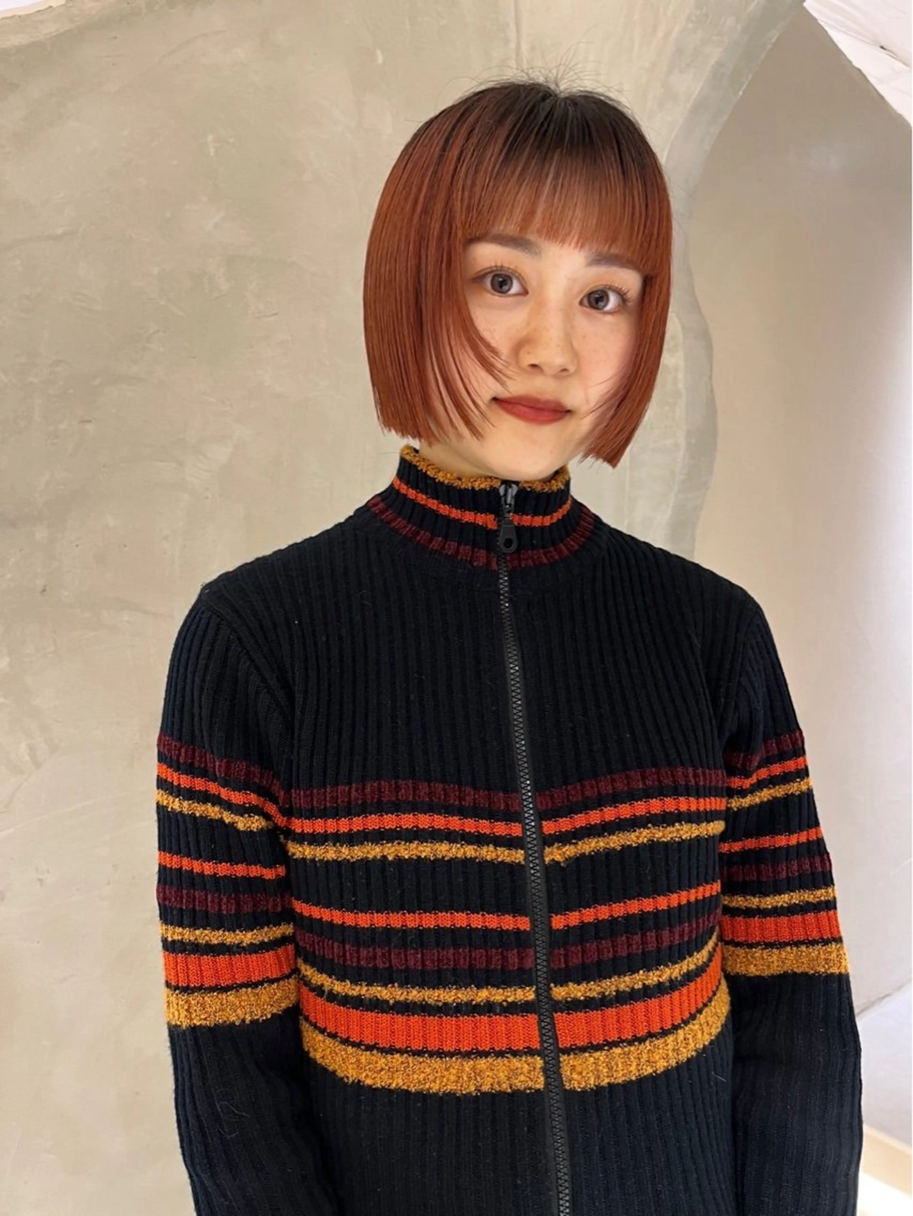 ミディアム カラー 似合わせカット/ ハイトーン/aoiのヘアスタイル