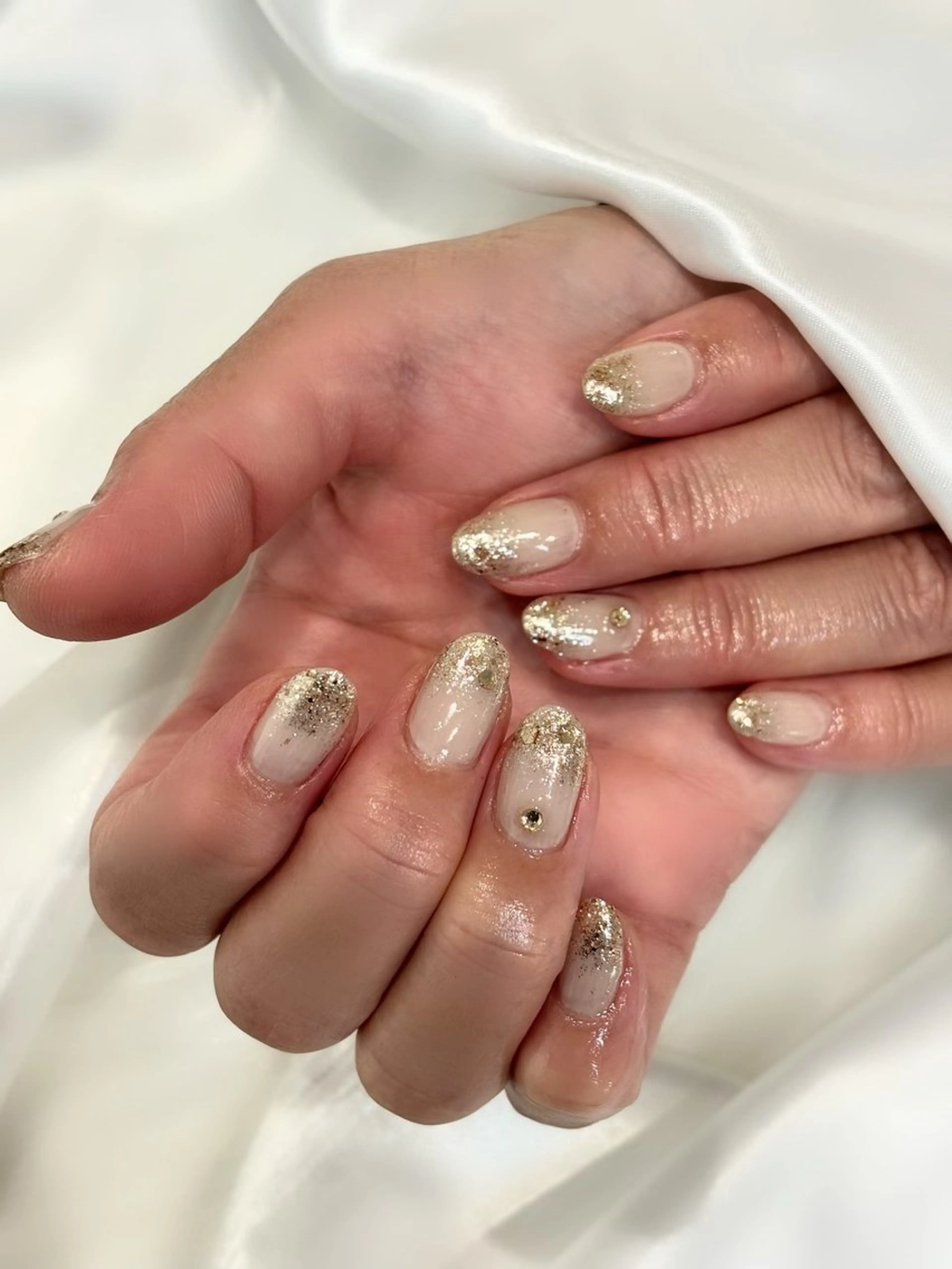 ネイル ラメ(グリッター) ラメグラデーション ワンカラーネイル Nail salon  Chariot所属・Chariot (シャリオ)Mihoのネイルデザイン