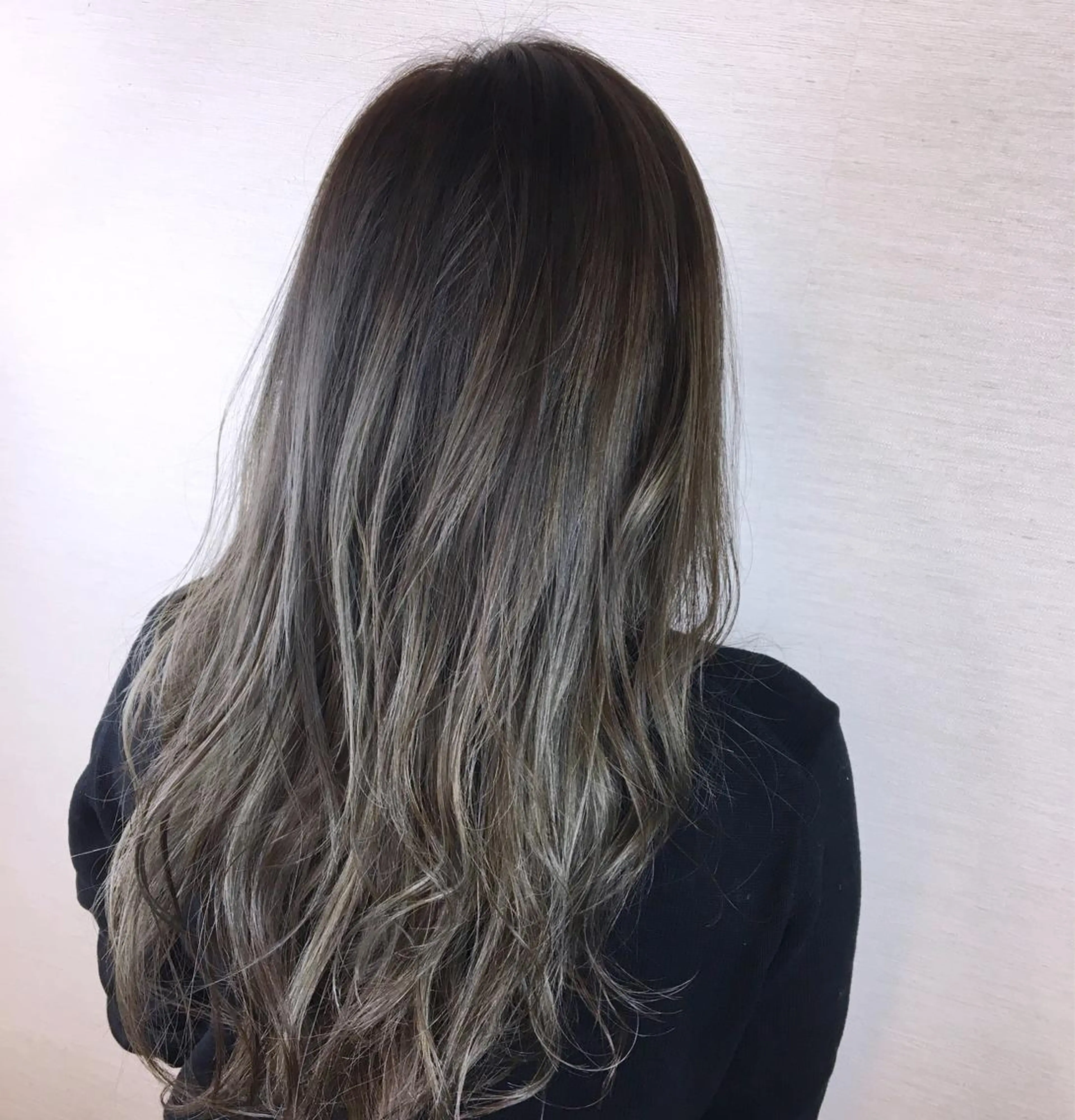 ロング レイヤーカット ブリーチなしダブル/ レイヤーカット 小棹のヘアスタイル