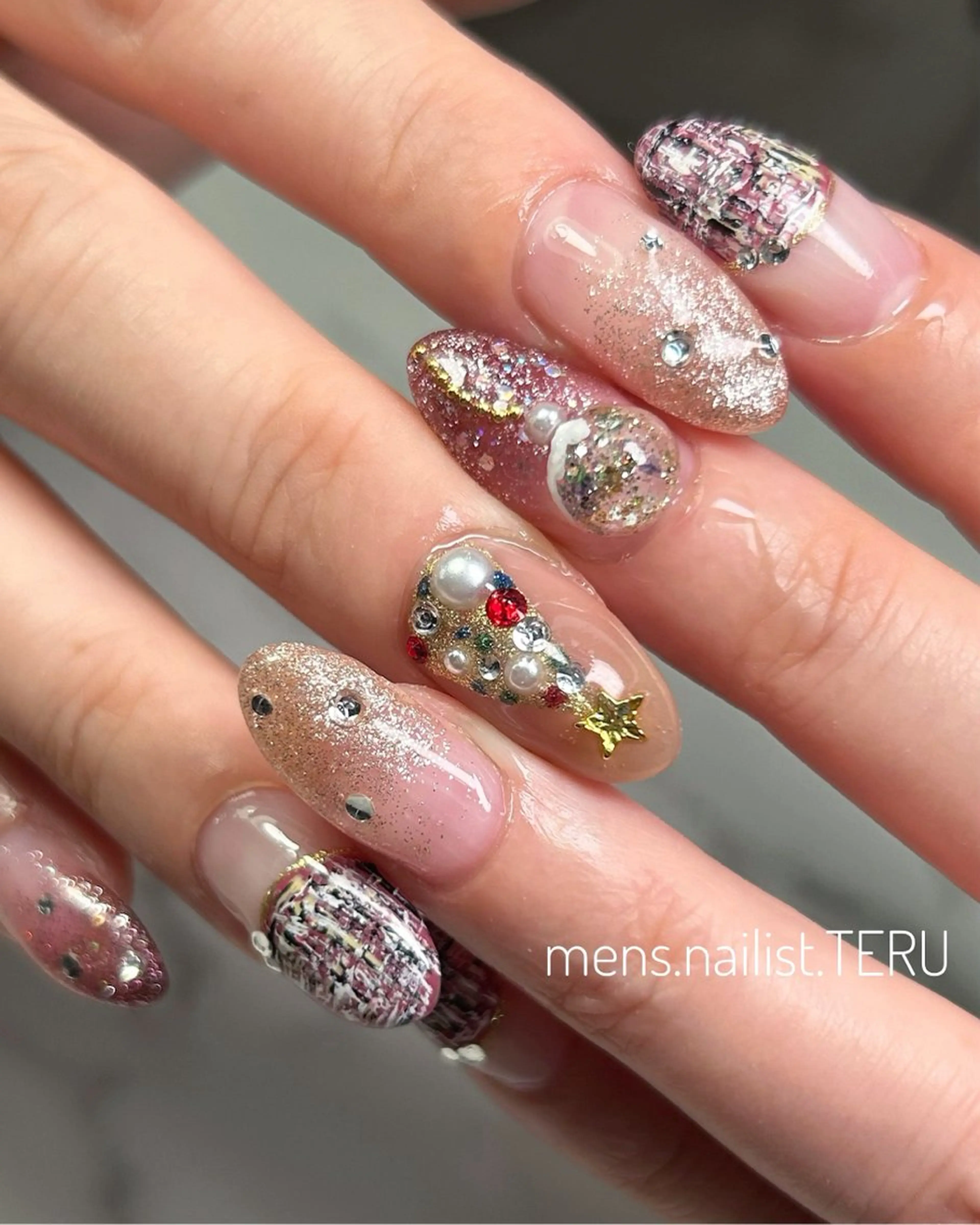 ネイル 冬ネイル クリスマス nail salon ETERNAL所属・nailsalon ETERNALのネイルデザイン