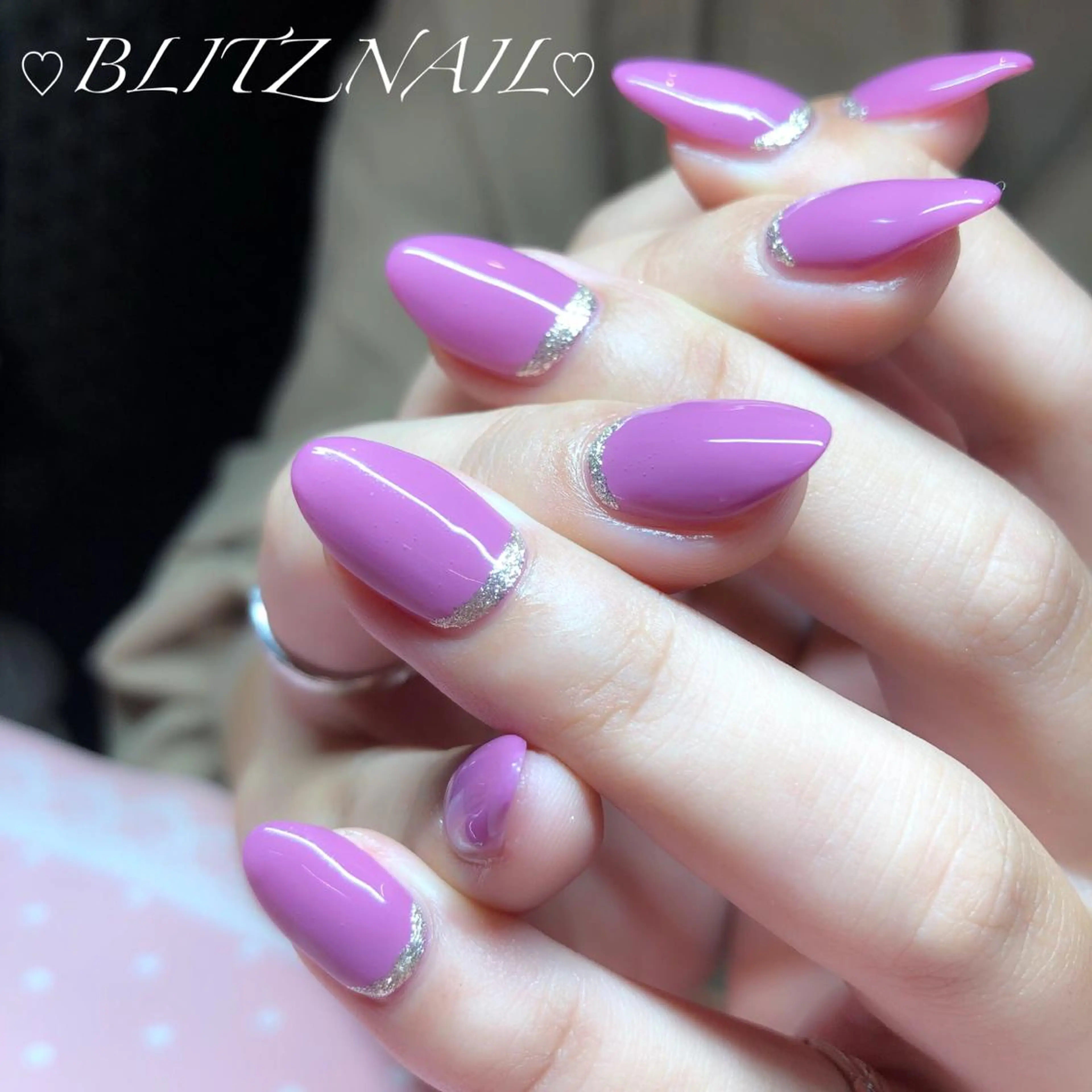 ネイル ラメ(グリッター) BLITZ Nail 岩田💅🏻✨のネイルデザイン