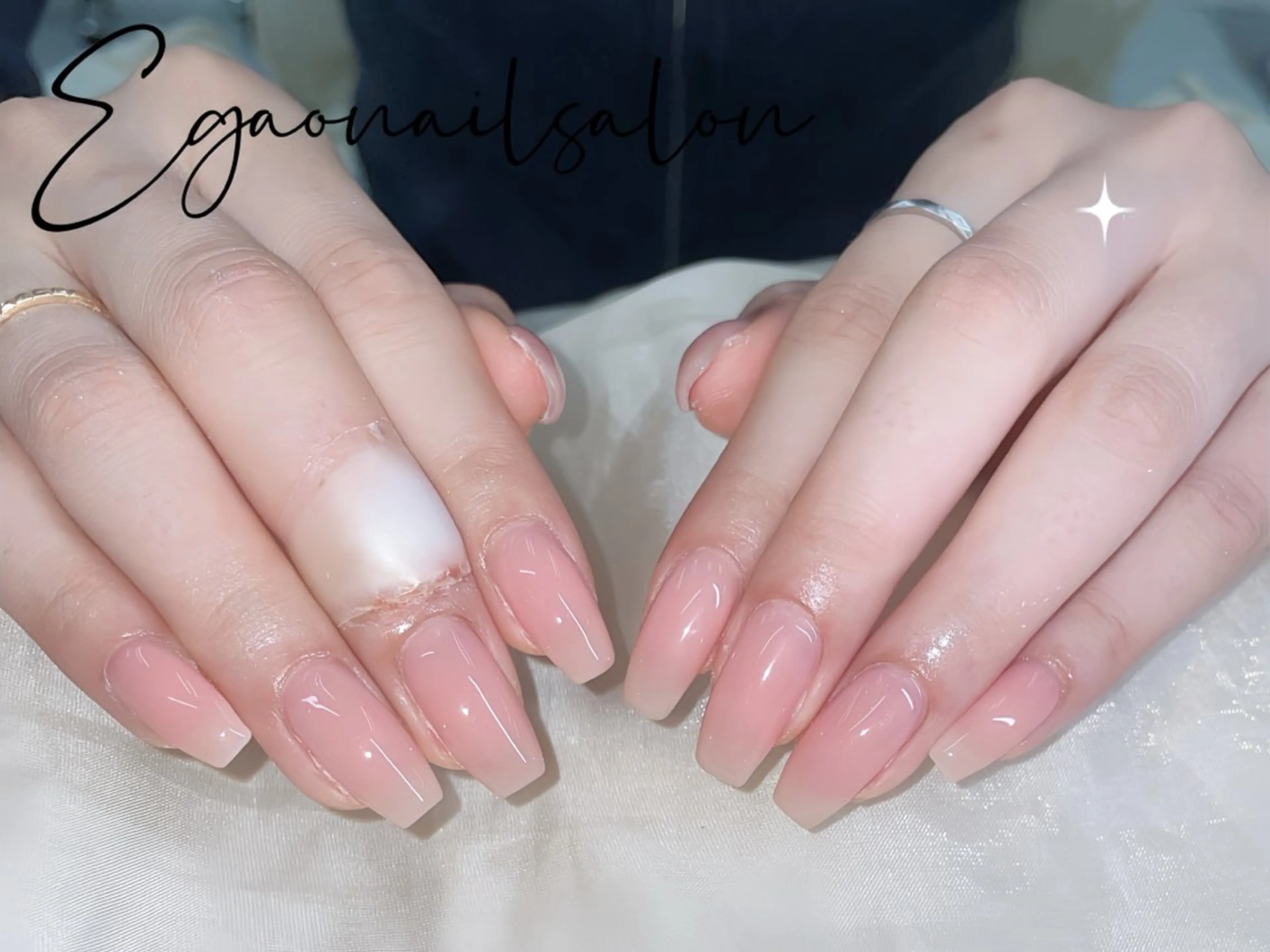 ネイル アートネイル フットネイル フレンチネイル ジェルネイル グラデーション ハンドネイル Egao Nail Salonのネイルデザイン