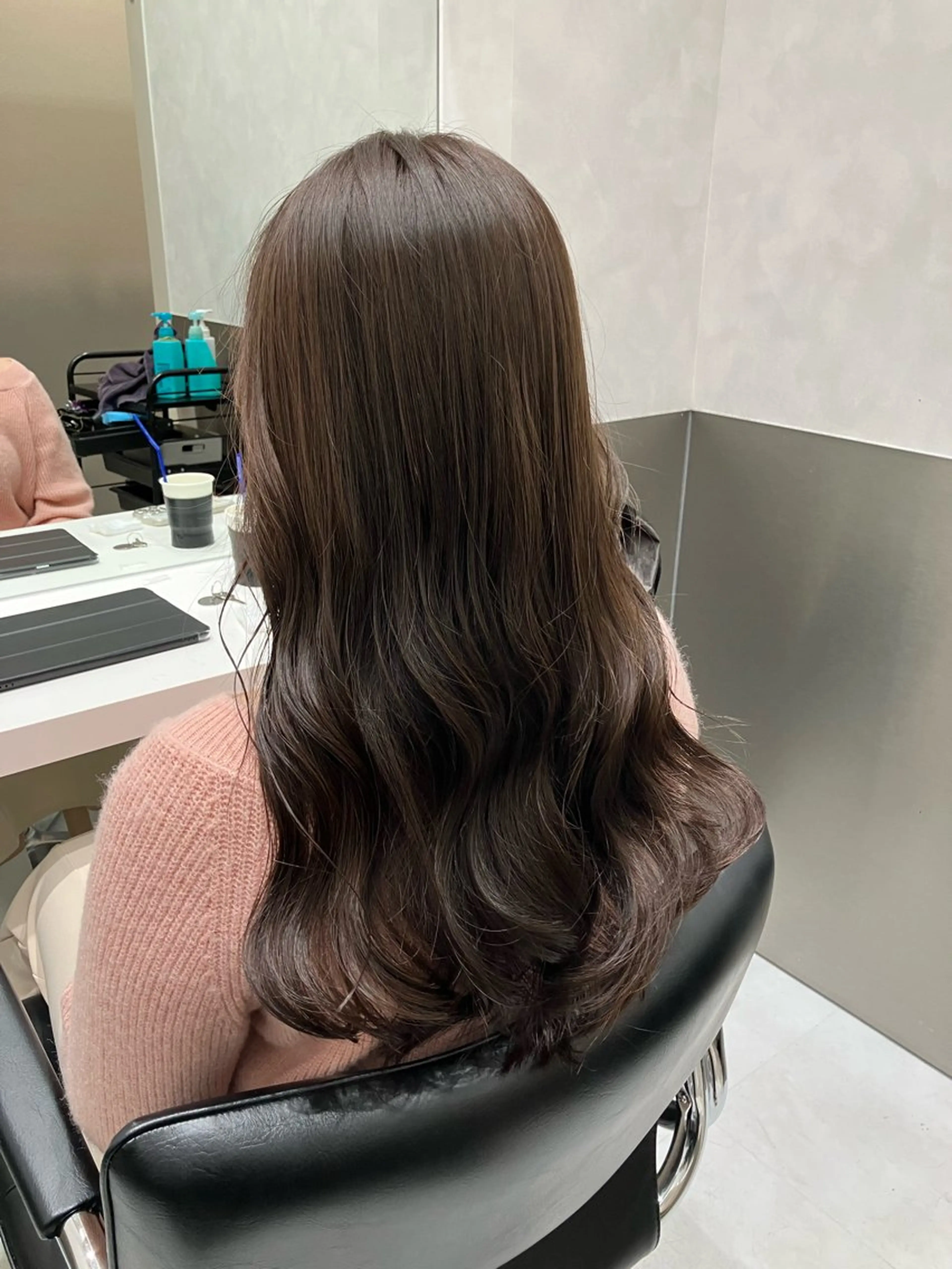 ロング カラー カット ヘアカラー トリートメント GO TODAY SHAIRE SALON原宿vita店舗所属・🩷完全マンツーマン 💖ASAHIのヘアスタイル