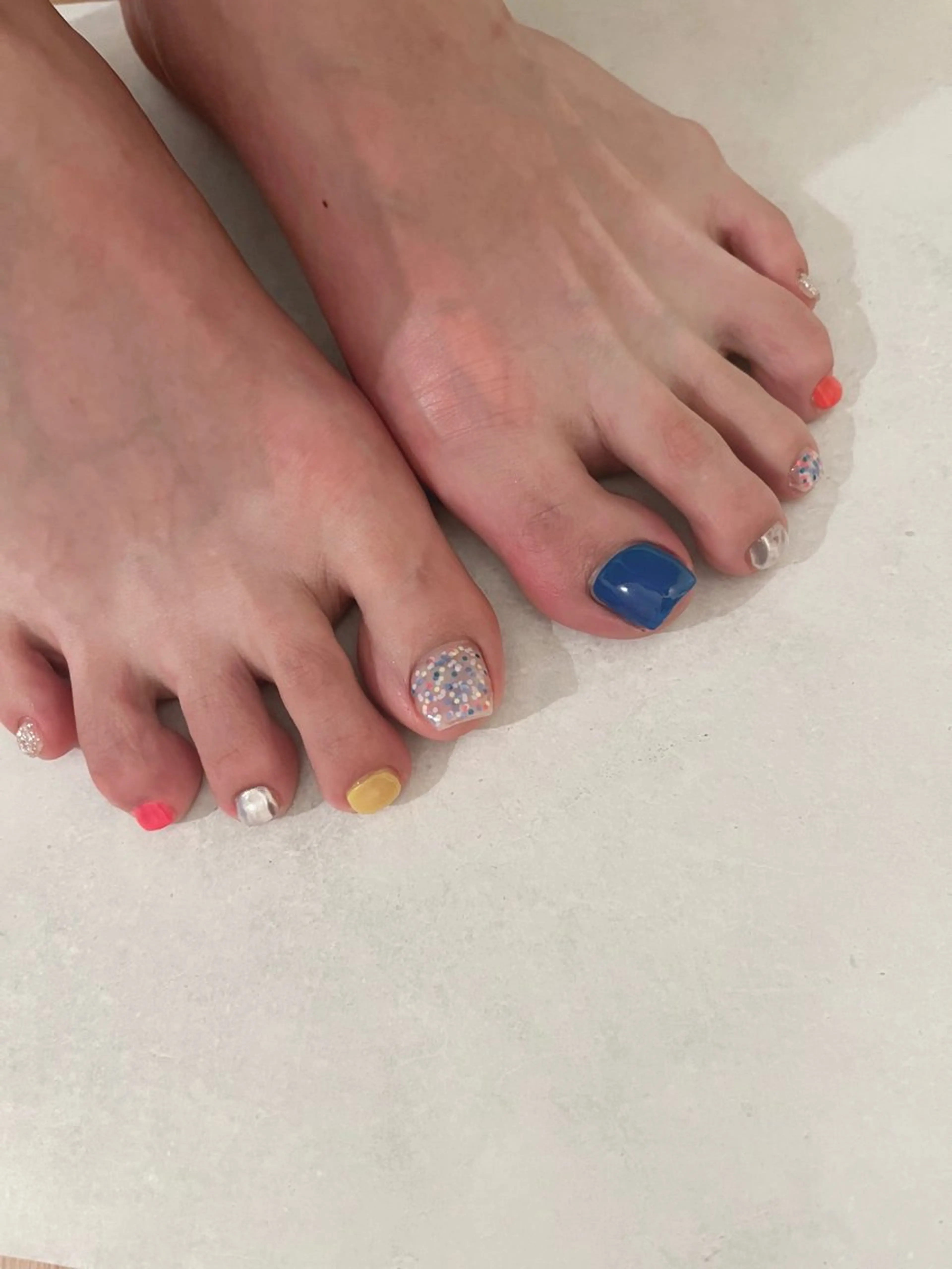 ネイル フットネイル K Aのネイルデザイン