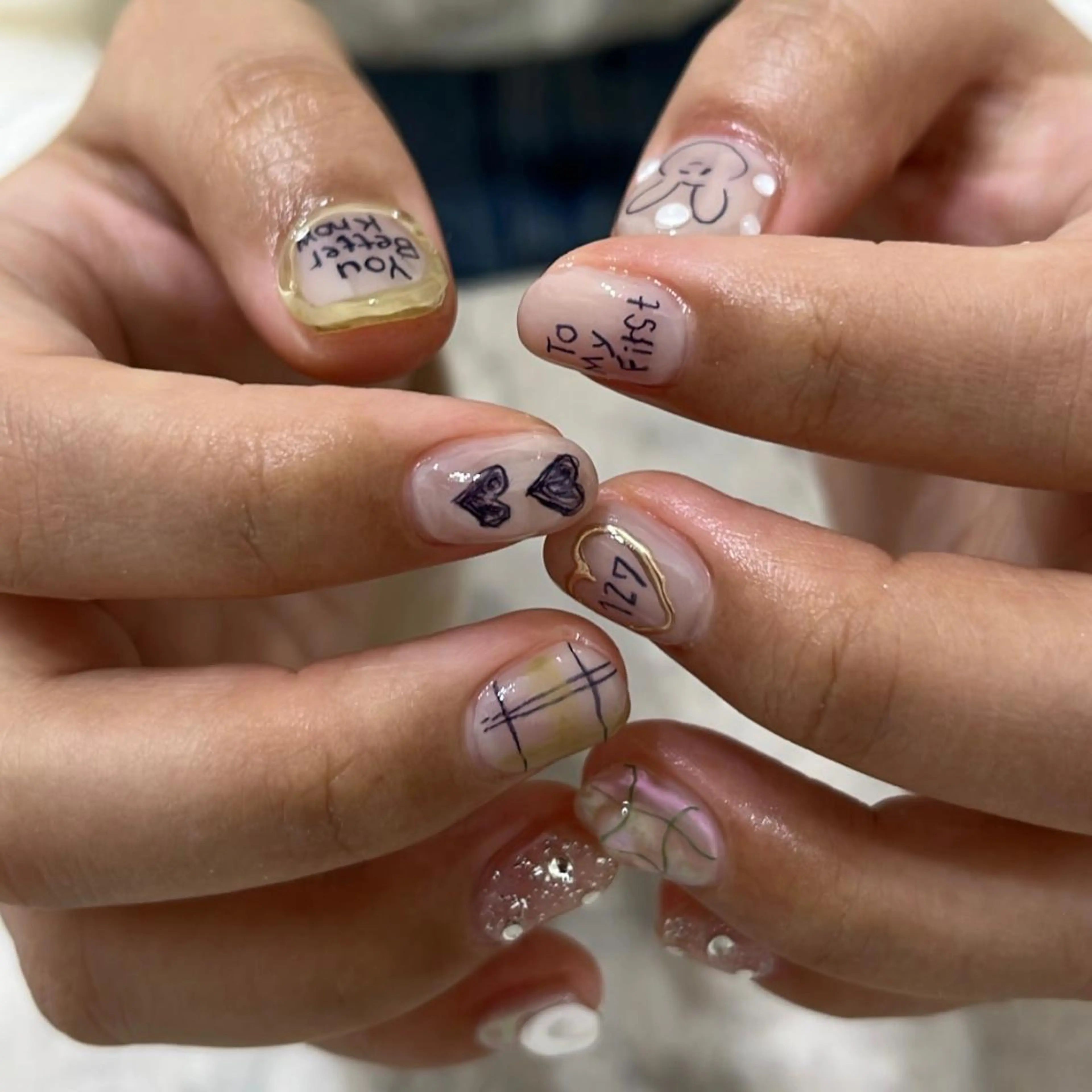 ネイル ハンドネイル nail salon O (en)所属・vegh. nail／阿波座のネイルデザイン