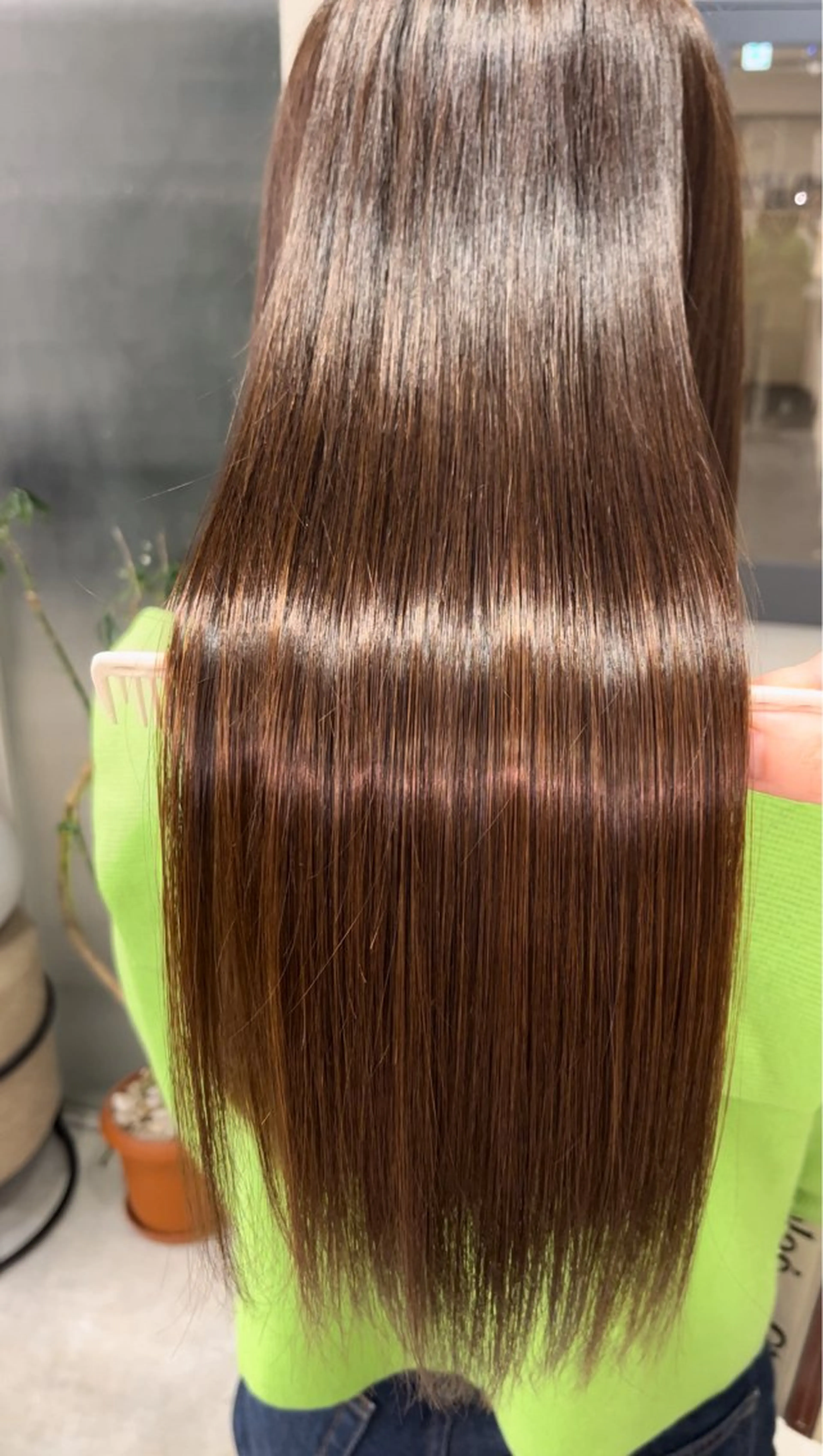 ロング カット 縮毛矯正 トリートメント michiru 【EIGHT 札幌】のヘアスタイル