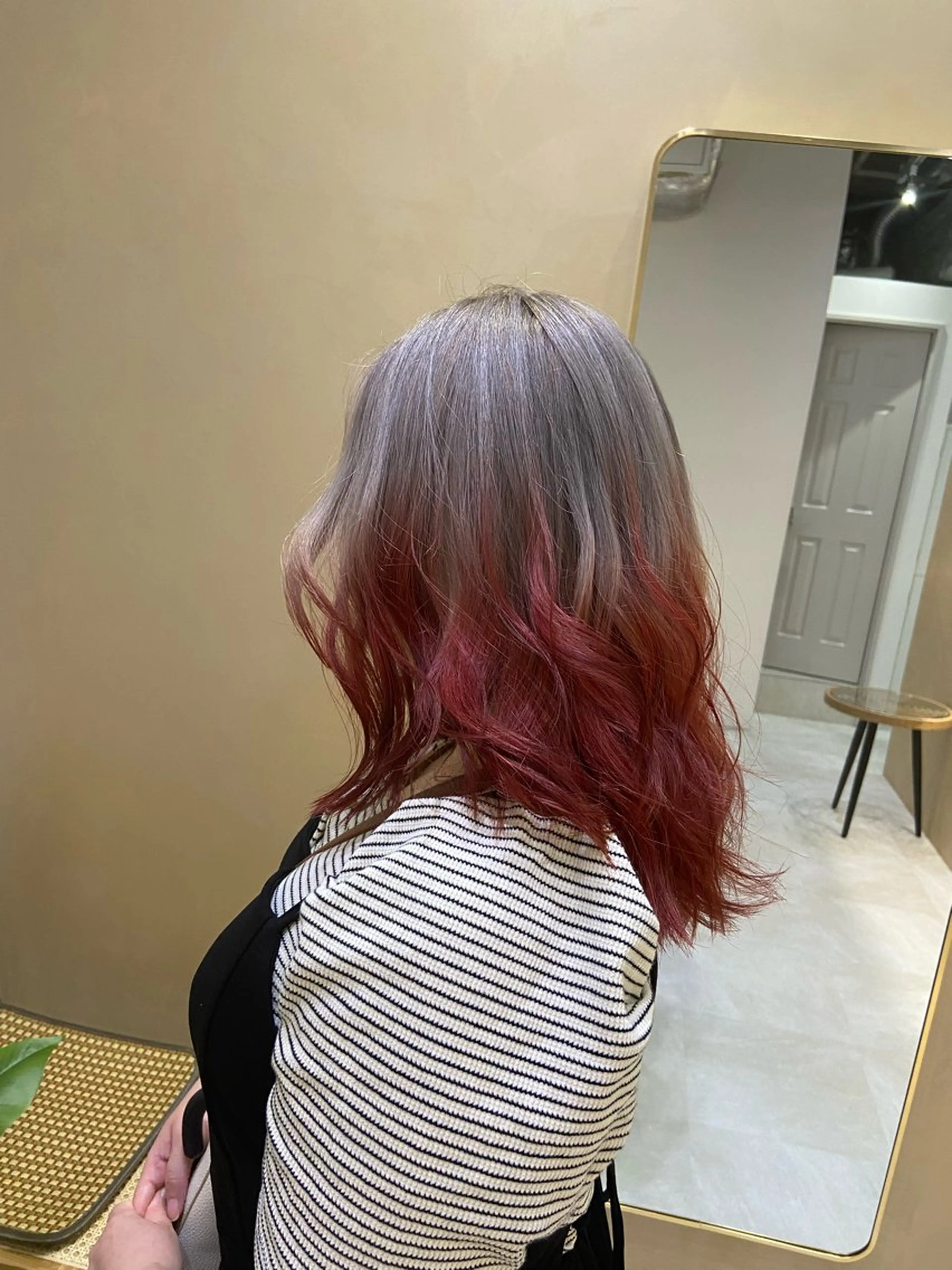 ミディアム 🦉静かに過ごしたい 方、個室席🦉タナカのヘアスタイル